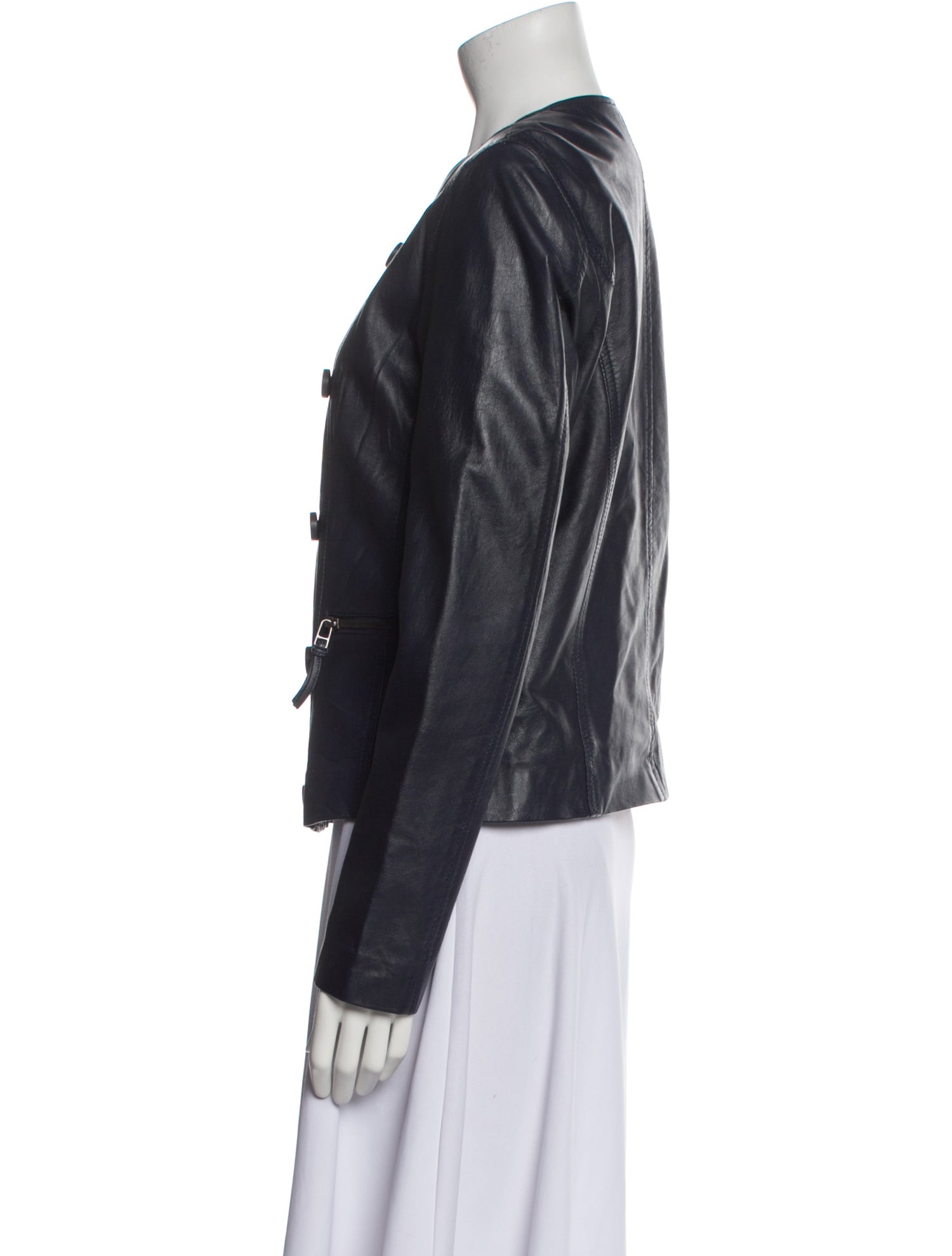 Bod & Christensen Leather Biker Jacket