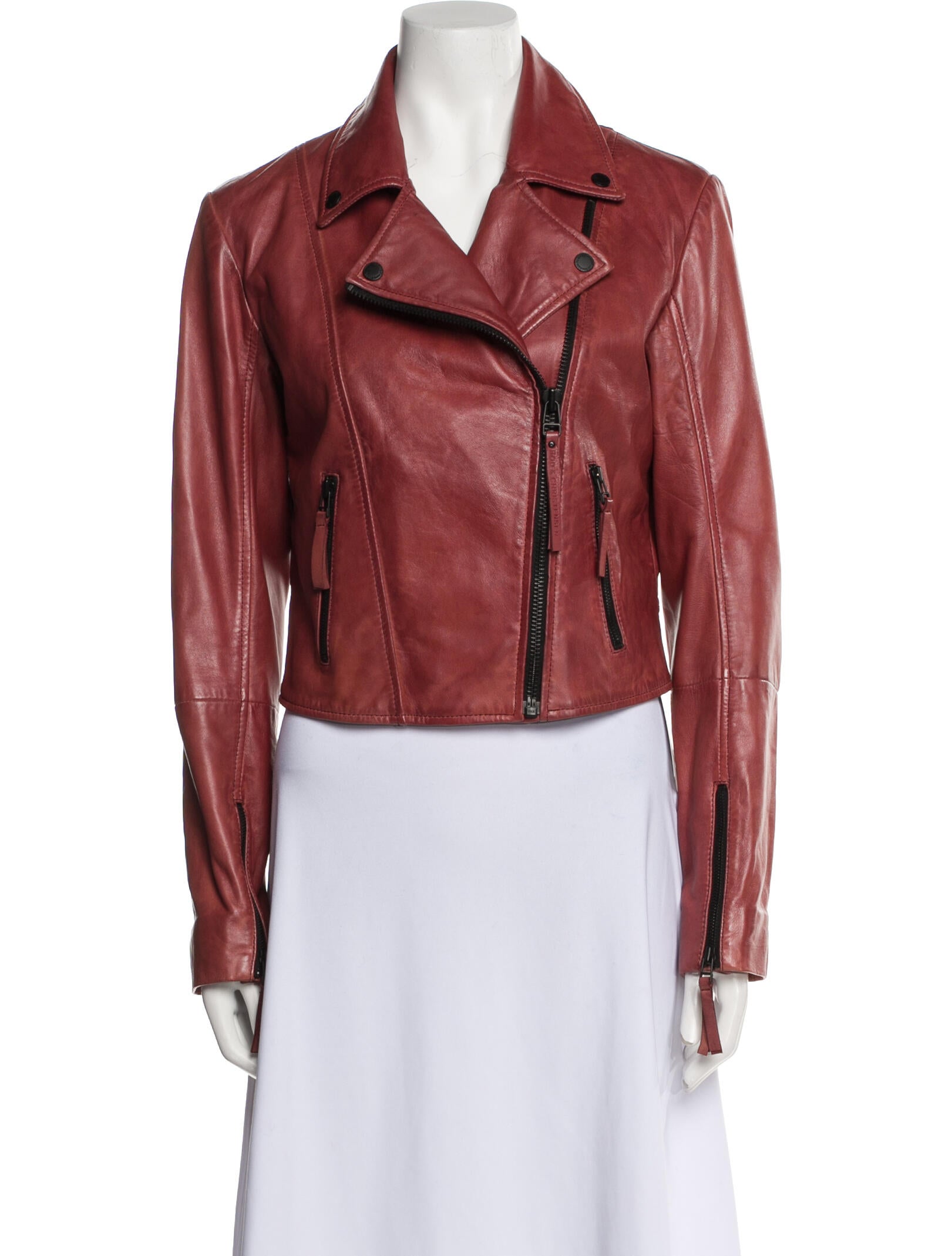 Bod & Christensen Leather Biker Jacket
