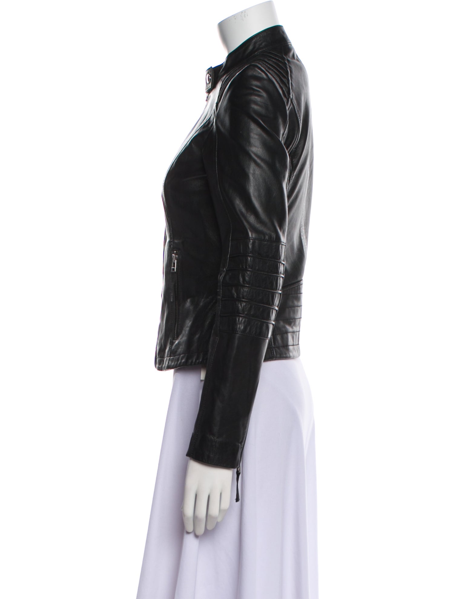 Bod & Christensen Leather Biker Jacket