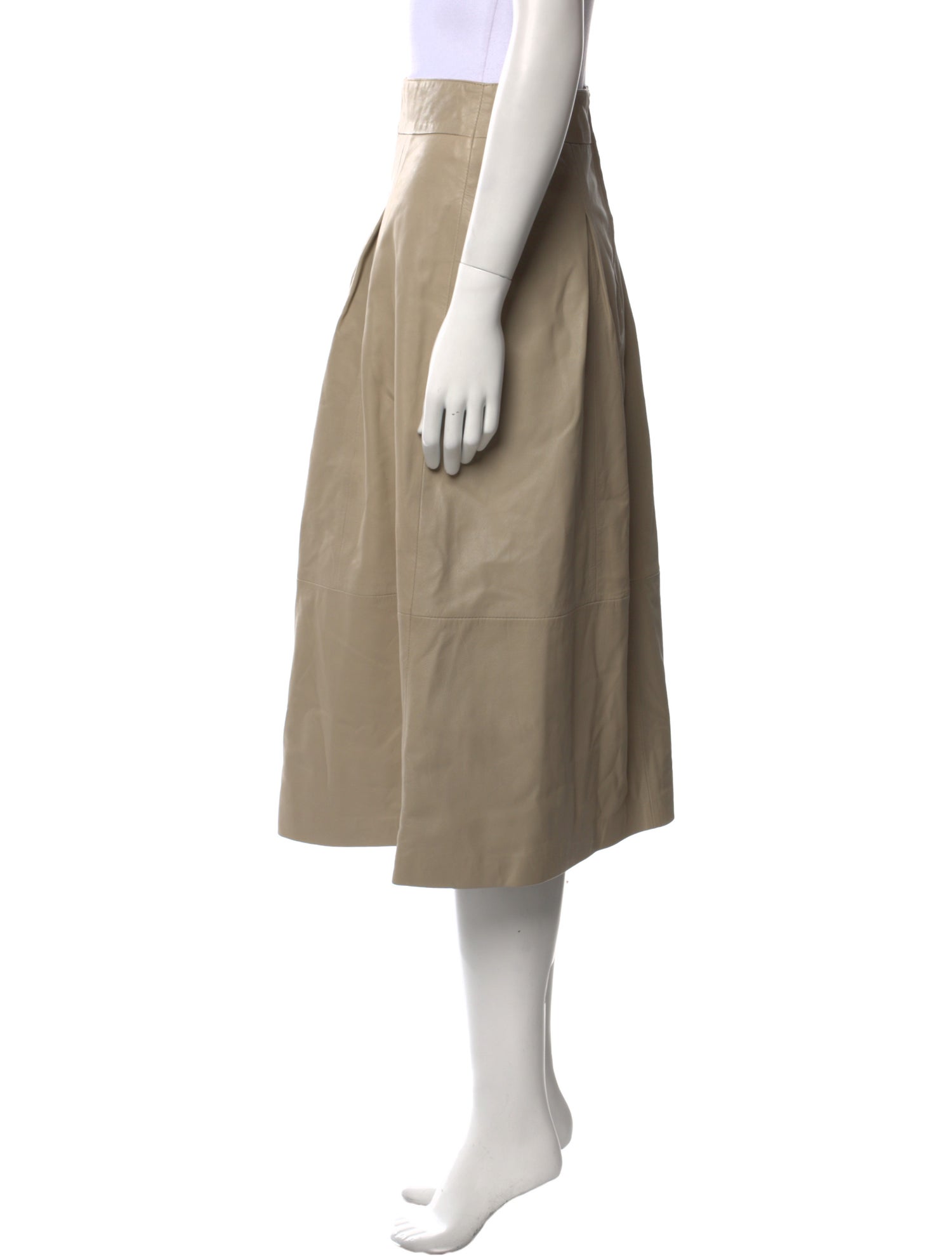 Bod & Christensen Leather Midi Length Skirt w/ Tags