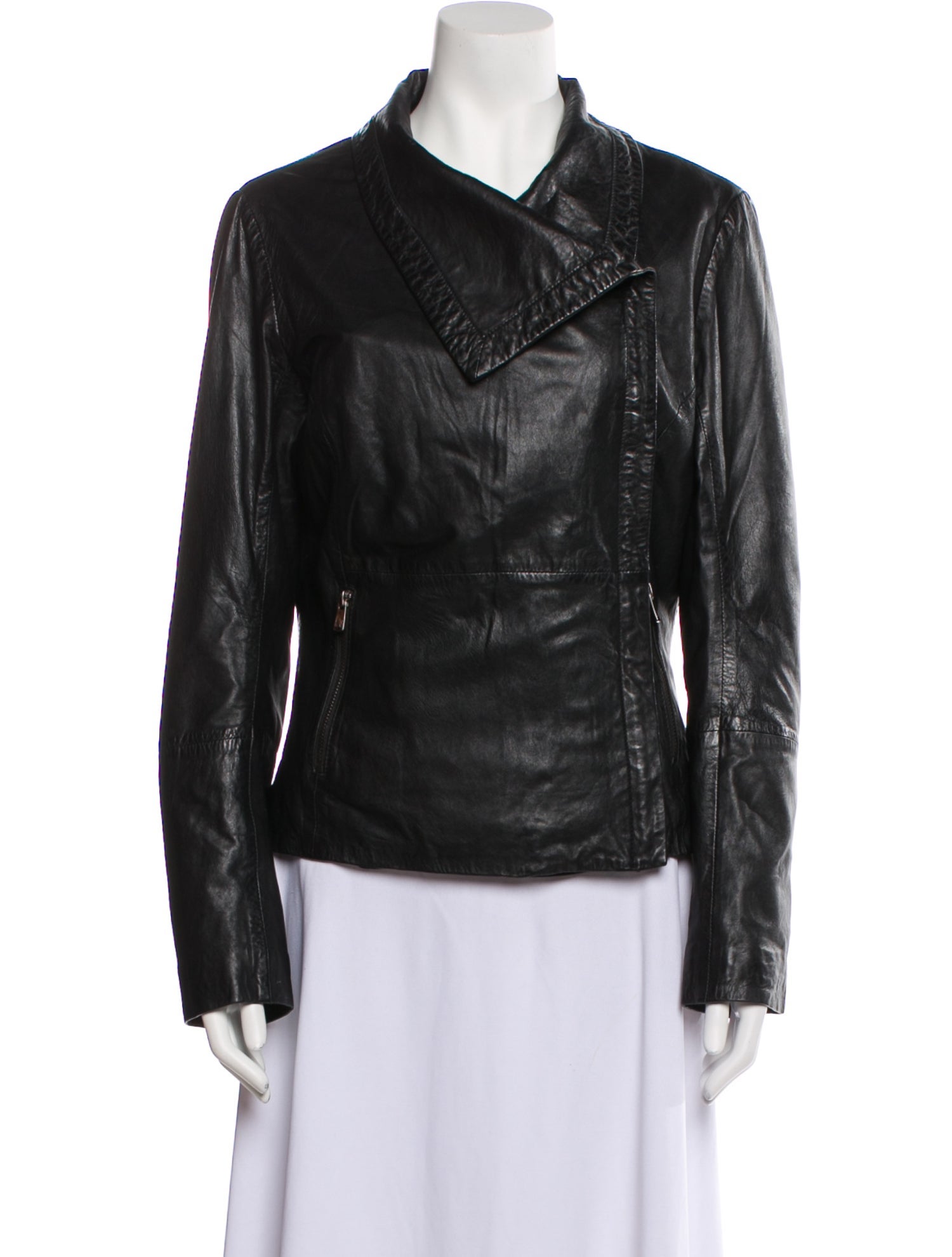 Bod & Christensen Leather Biker Jacket