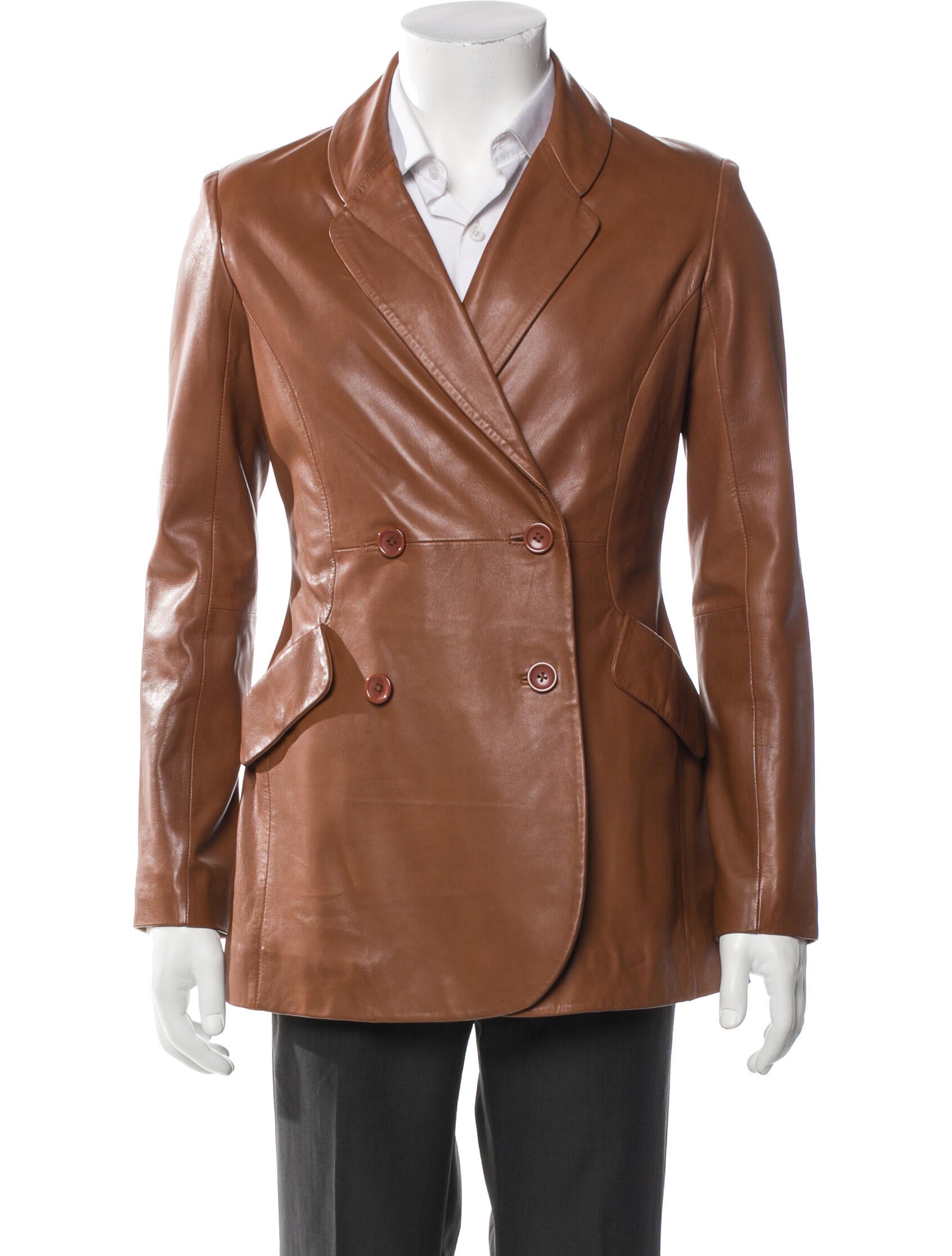 Bod & Christensen Leather Blazer
