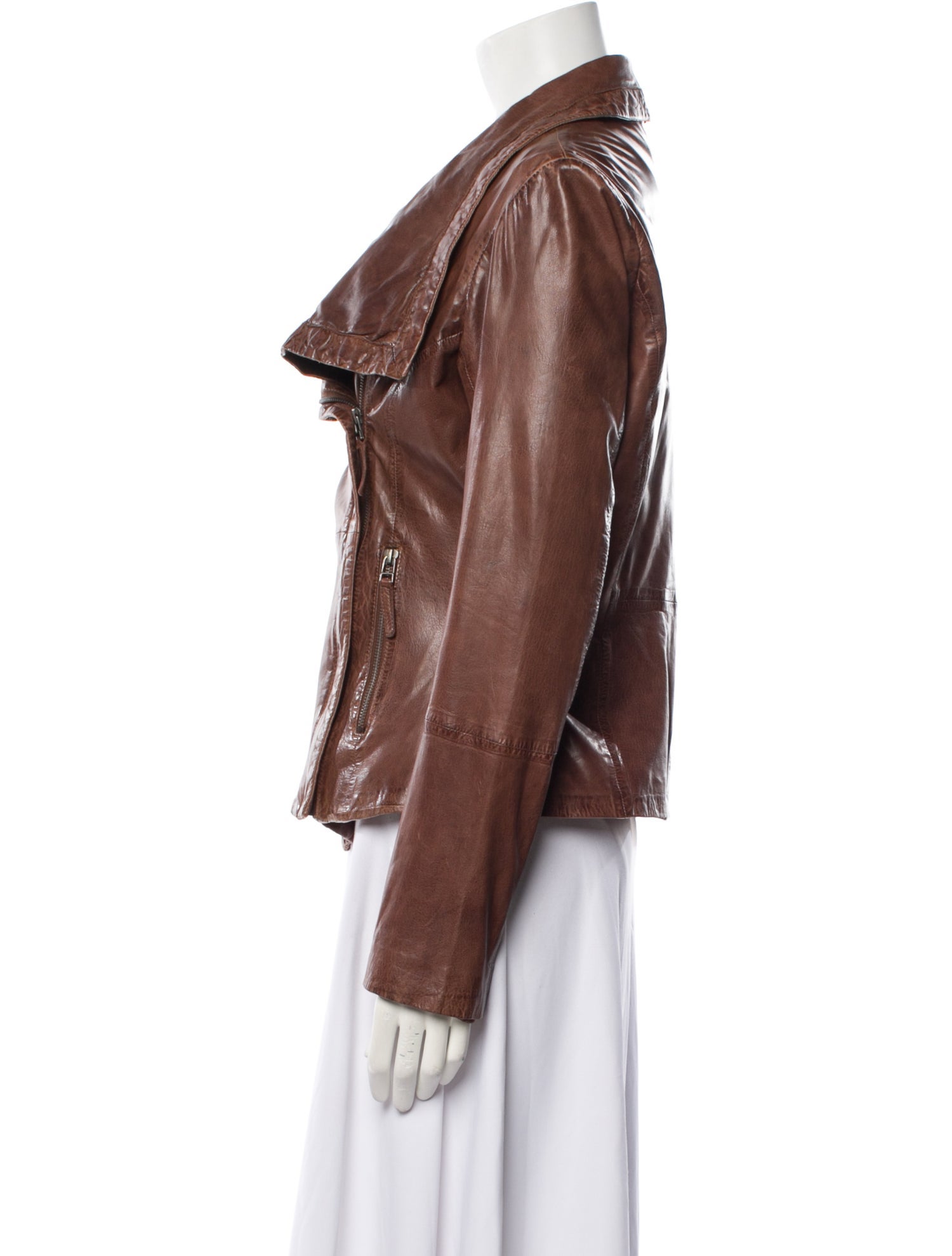 Bod & Christensen Leather Biker Jacket