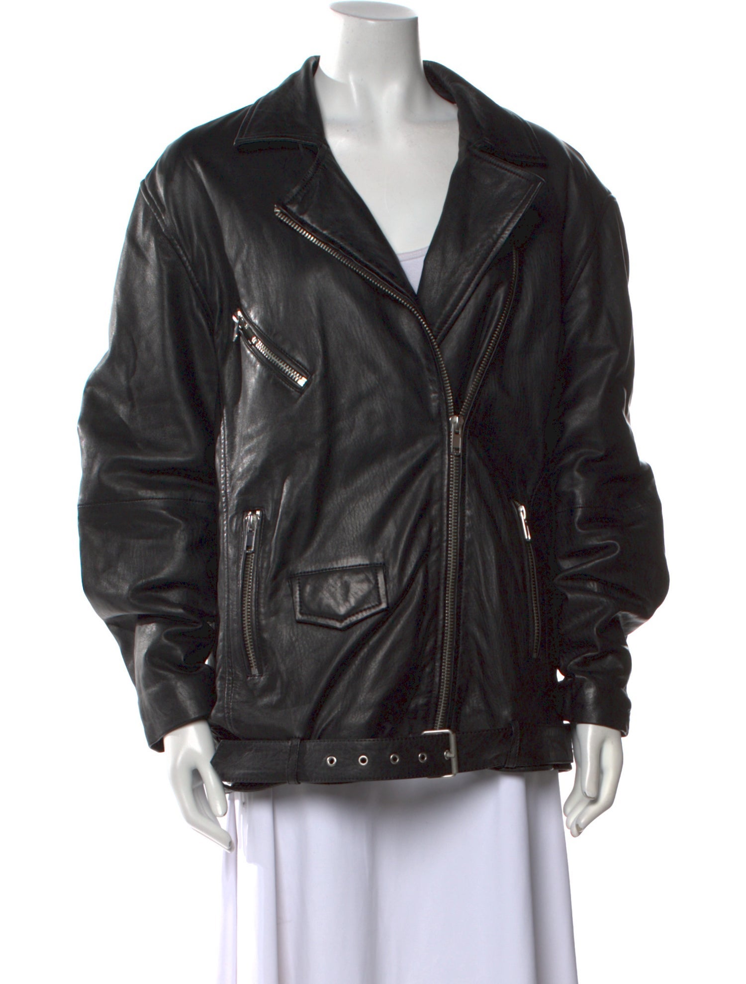 Bod & Christensen Leather Biker Jacket