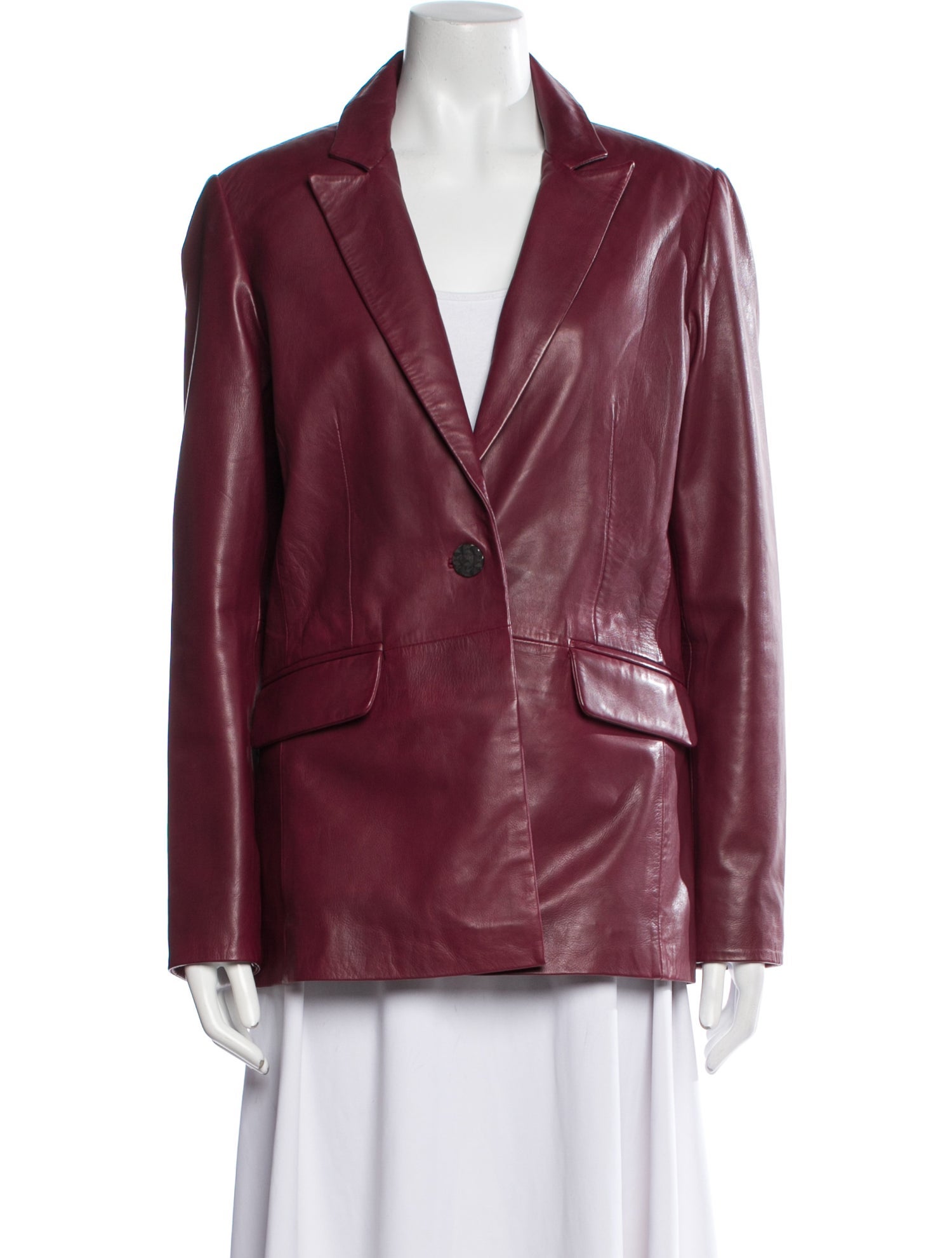 Bod & Christensen Leather Blazer