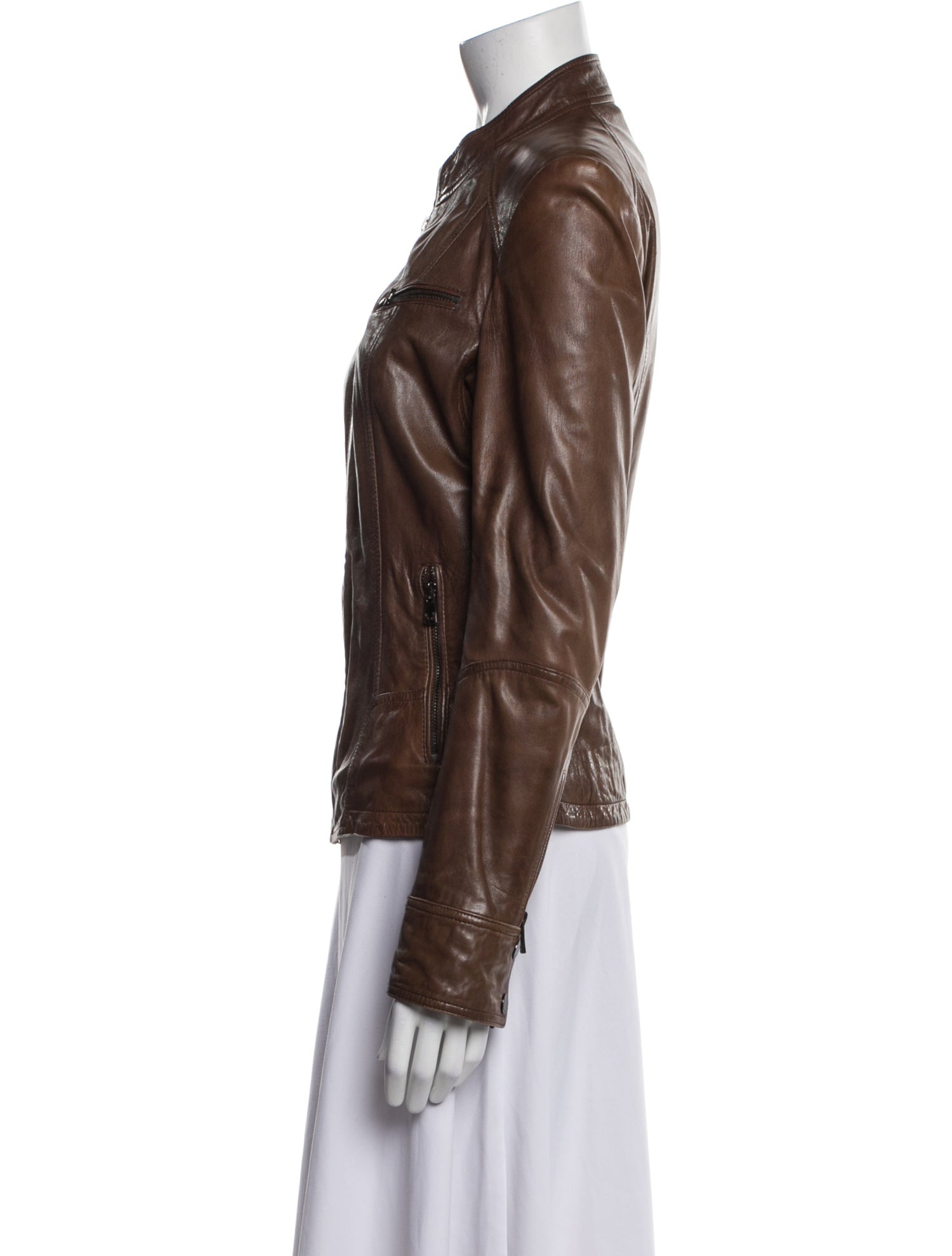 Bod & Christensen Leather Biker Jacket