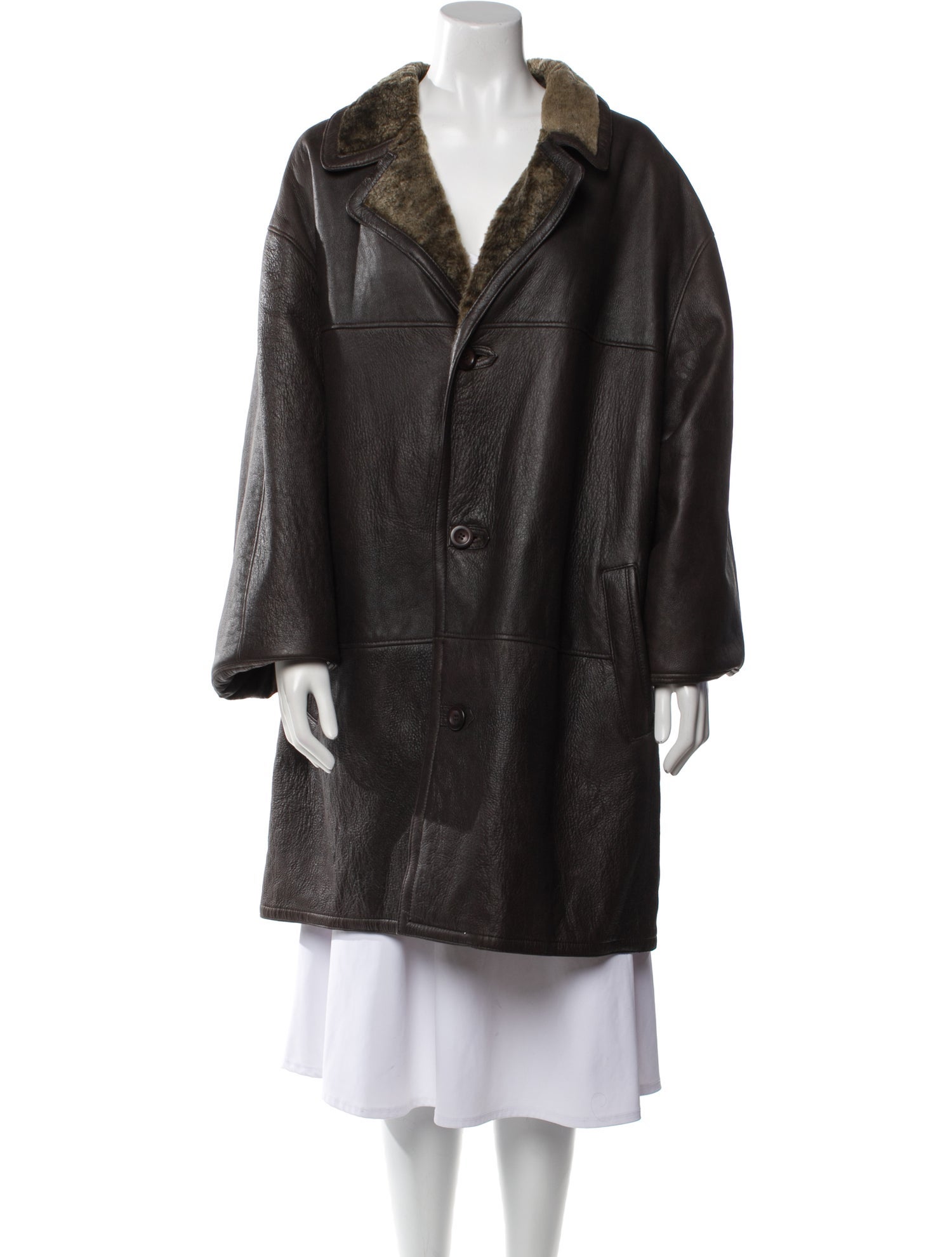 Bod & Christensen Leather Coat