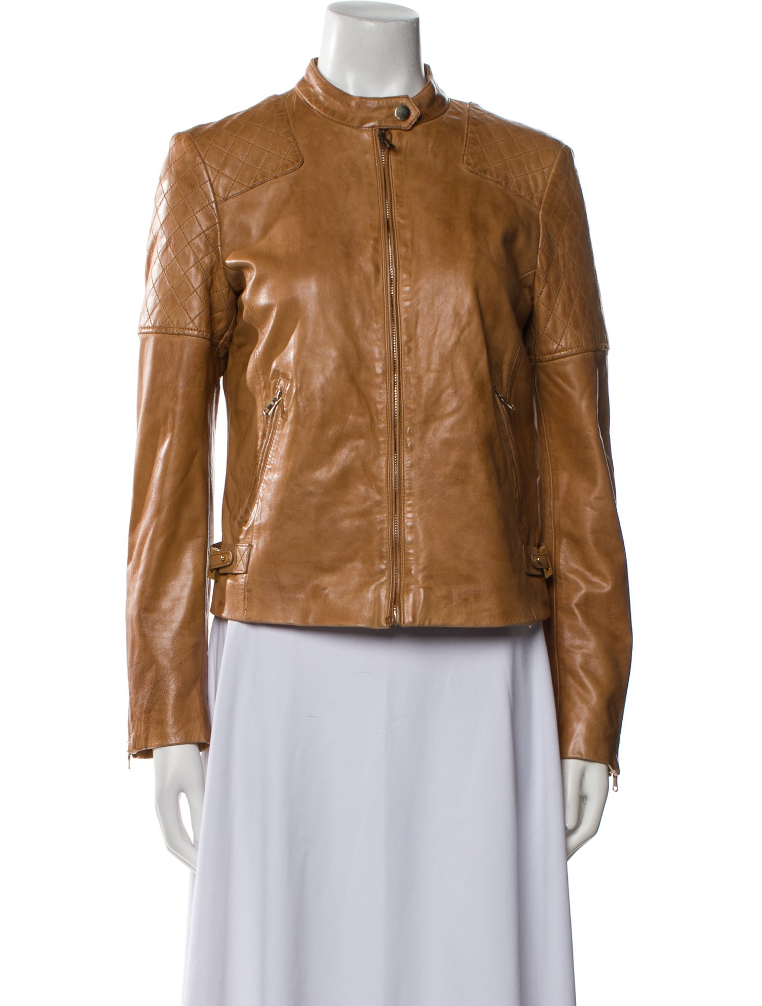 Bod & Christensen Leather Biker Jacket