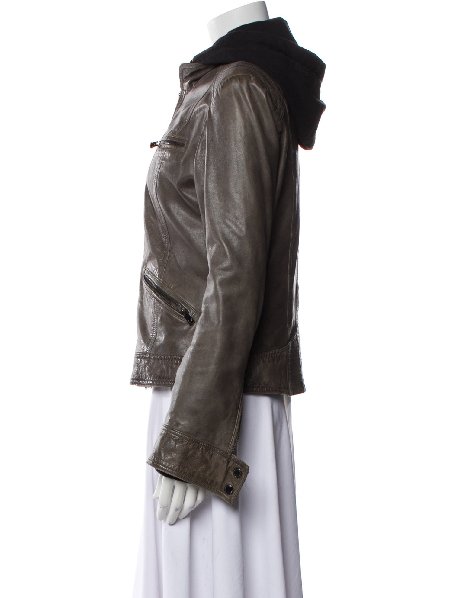 Bod & Christensen Leather Biker Jacket