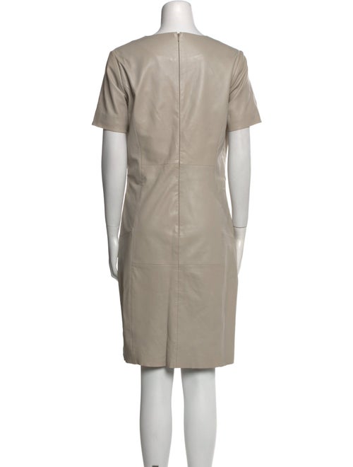 Bod & Christensen Leather Knee-Length Dress