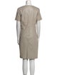 Bod & Christensen Leather Knee-Length Dress