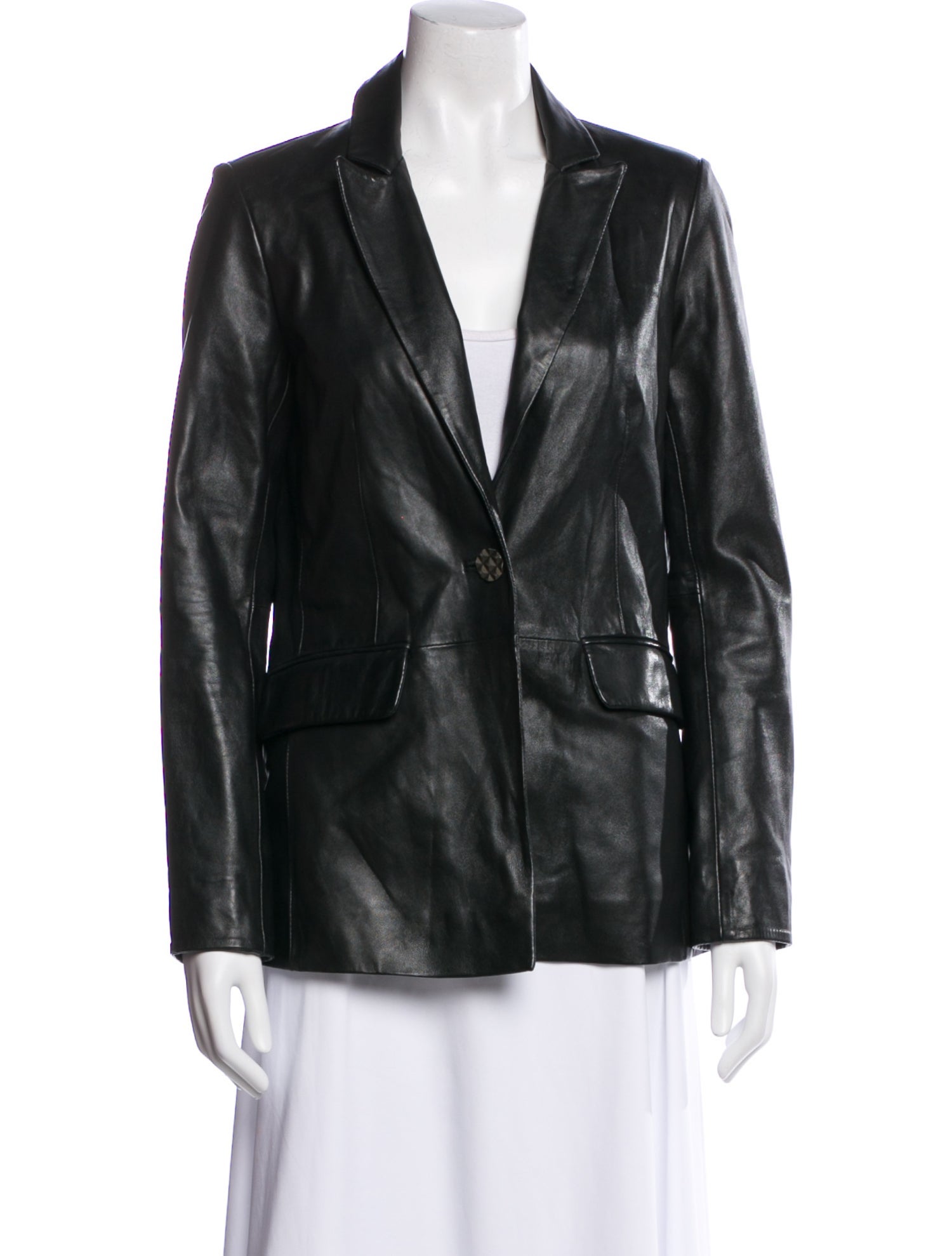 Bod & Christensen Leather Blazer
