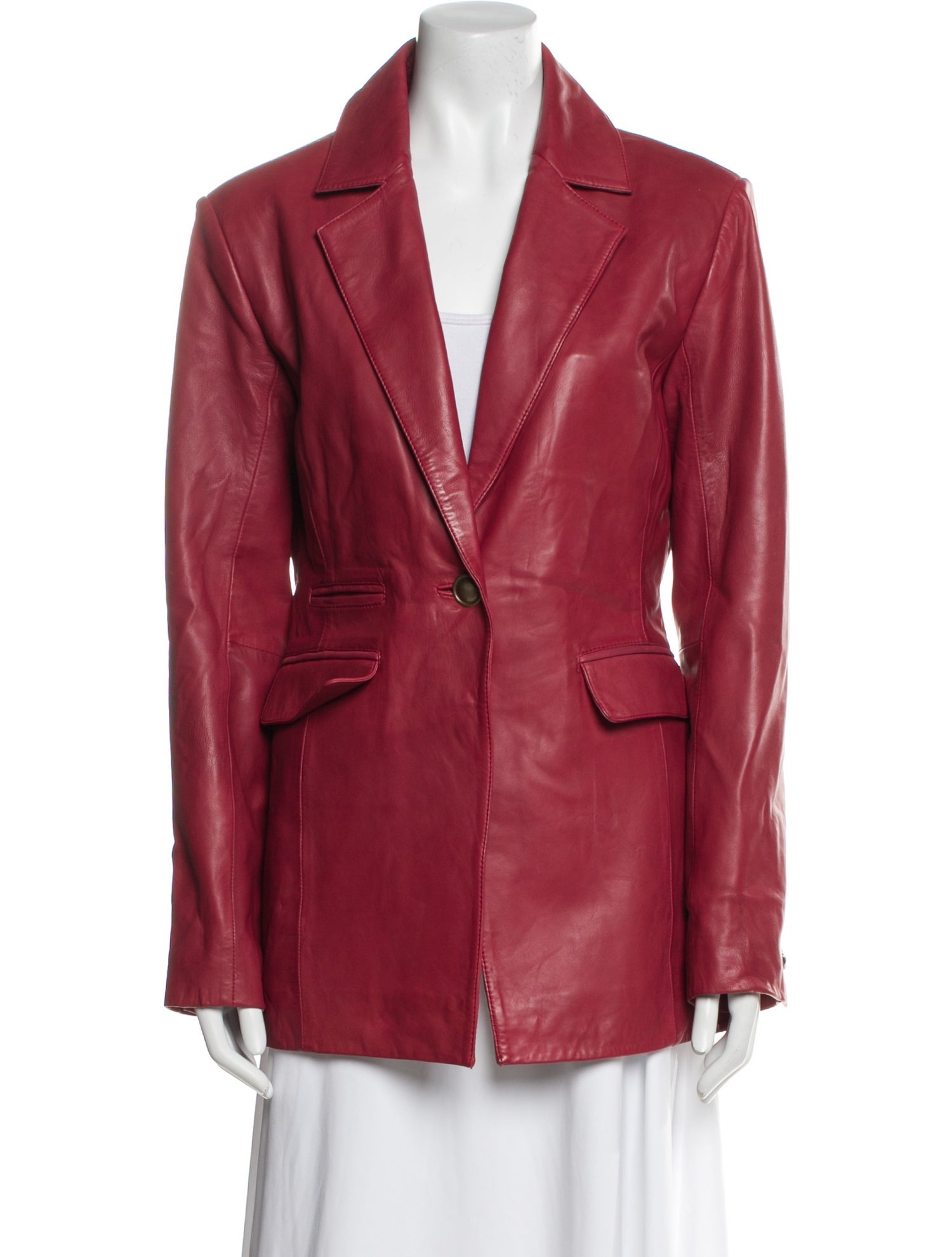 Bod & Christensen Leather Blazer