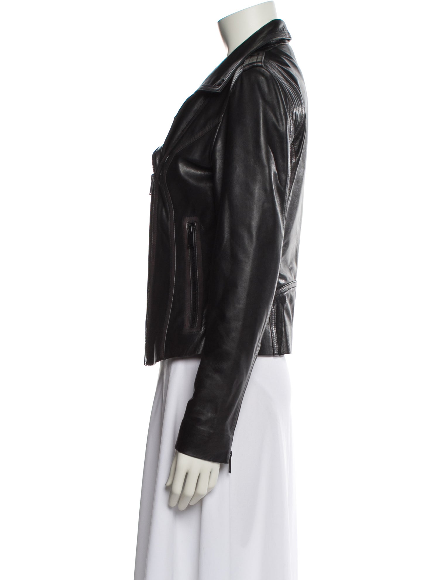 Bod & Christensen Leather Biker Jacket