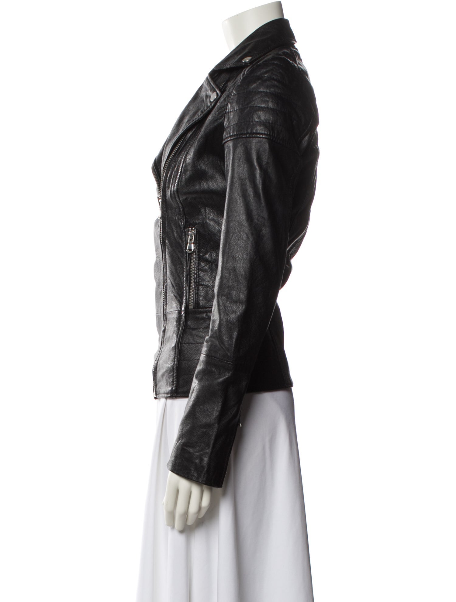 Bod & Christensen Leather Biker Jacket