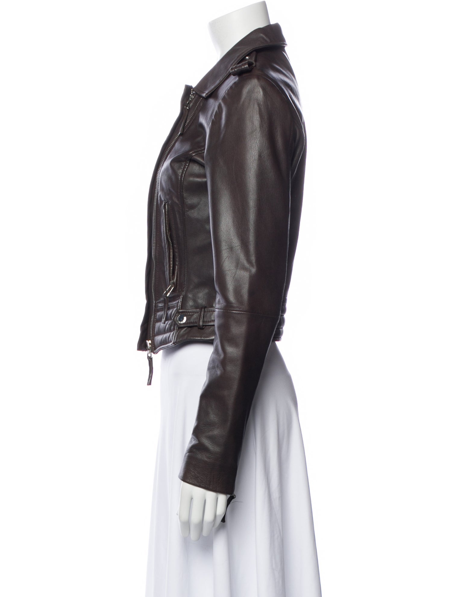 Bod & Christensen Leather Biker Jacket