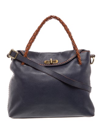 OTTINO Leather Top Handle Bag