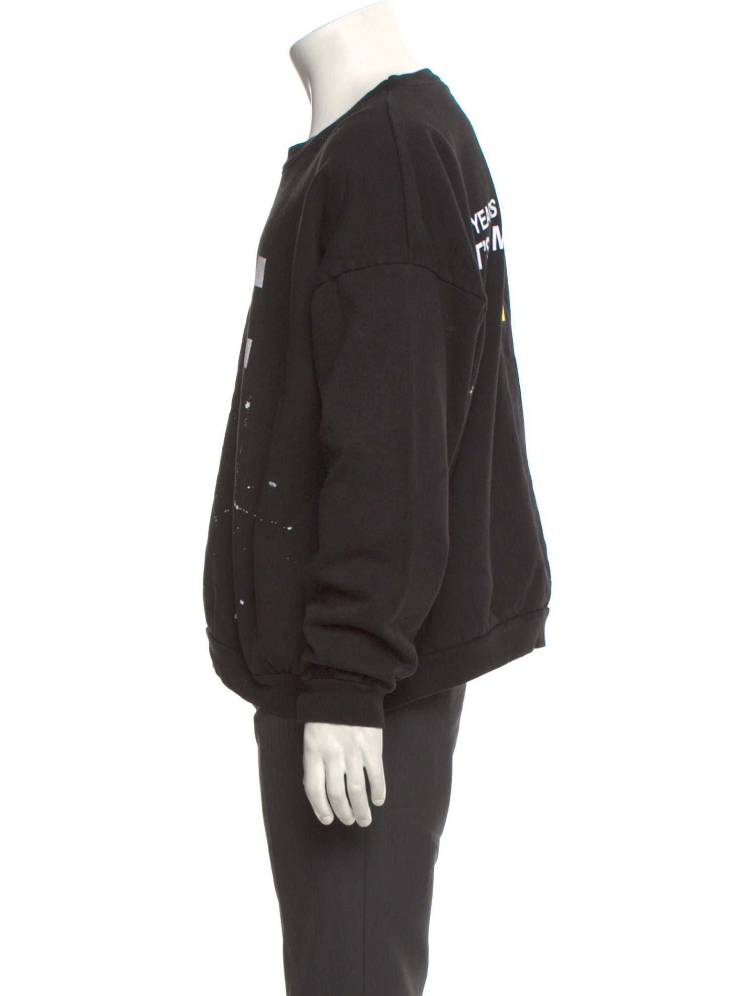 Of Two Minds Graphic Print Crew Neck Pullover