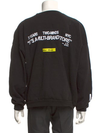 Of Two Minds Graphic Print Crew Neck Pullover