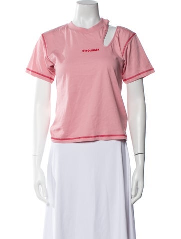 Ottolinger Tops Crew Neck Short Sleeve T-Shirt M