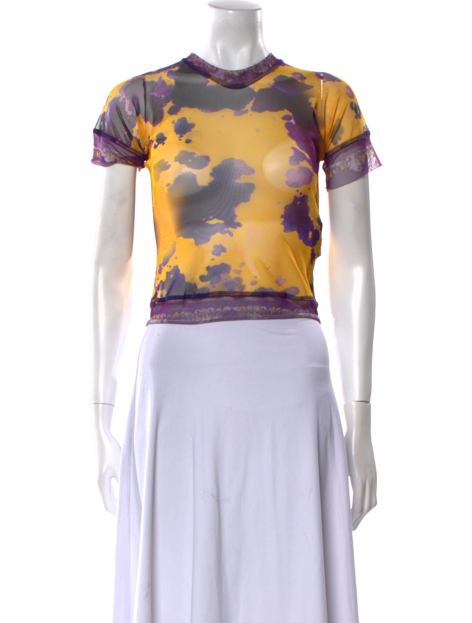 Ottolinger Tie-Dye Print Crew Neck Sweater