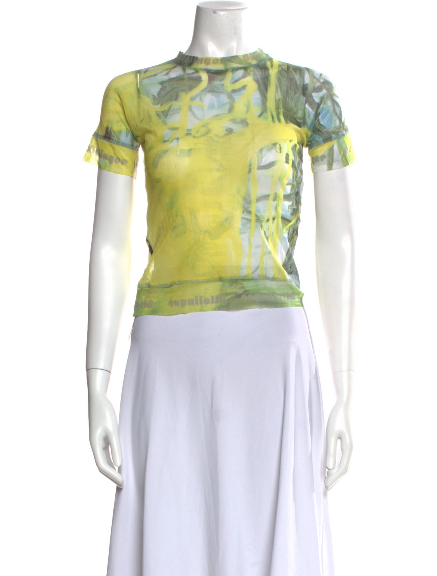 Ottolinger Printed Crew Neck Top