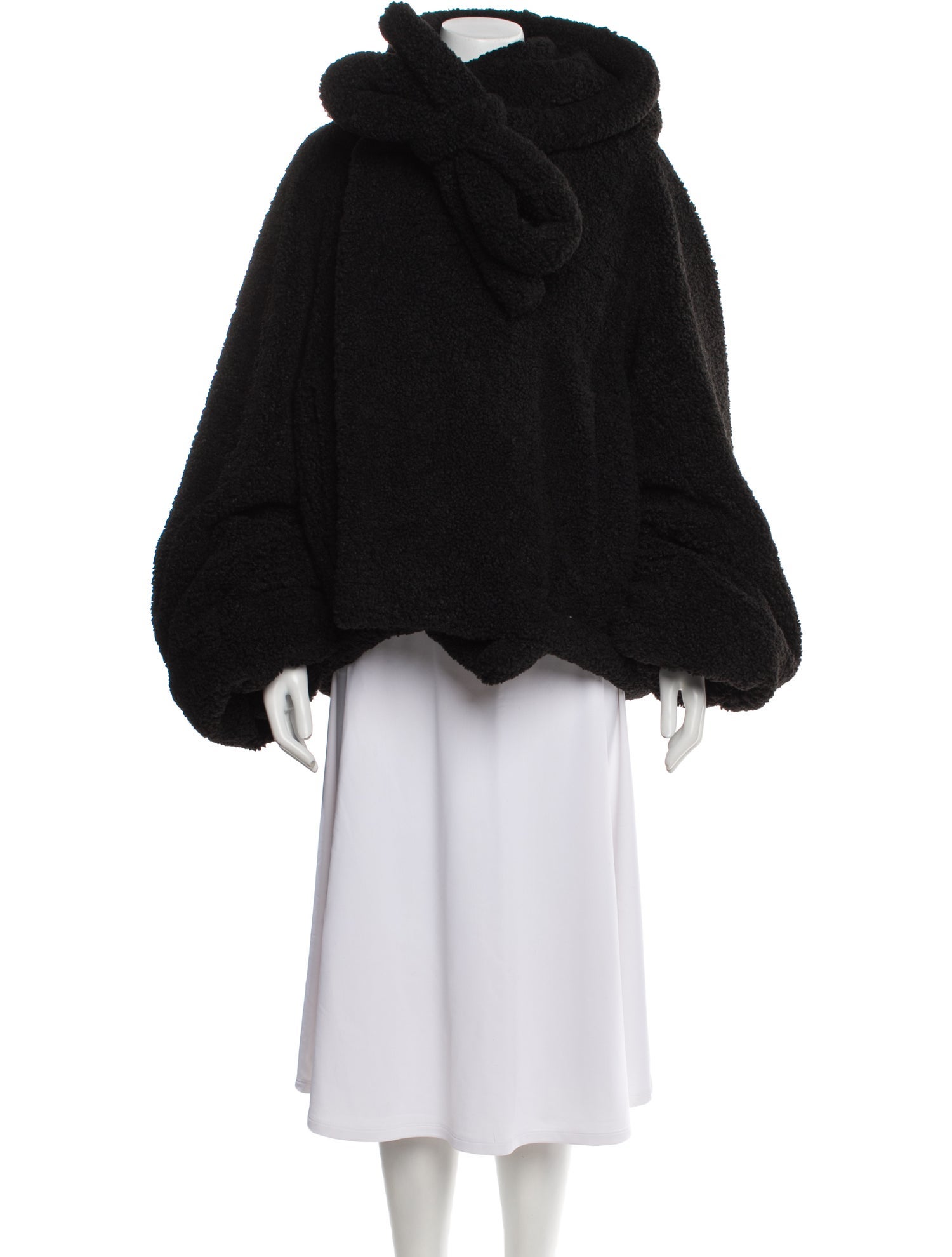 Ottolinger Faux Shearling Plaid Print Jacket