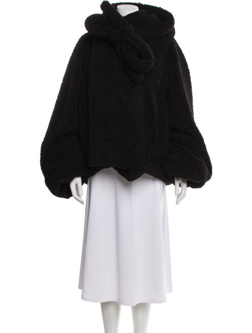 Ottolinger Faux Shearling Plaid Print Jacket