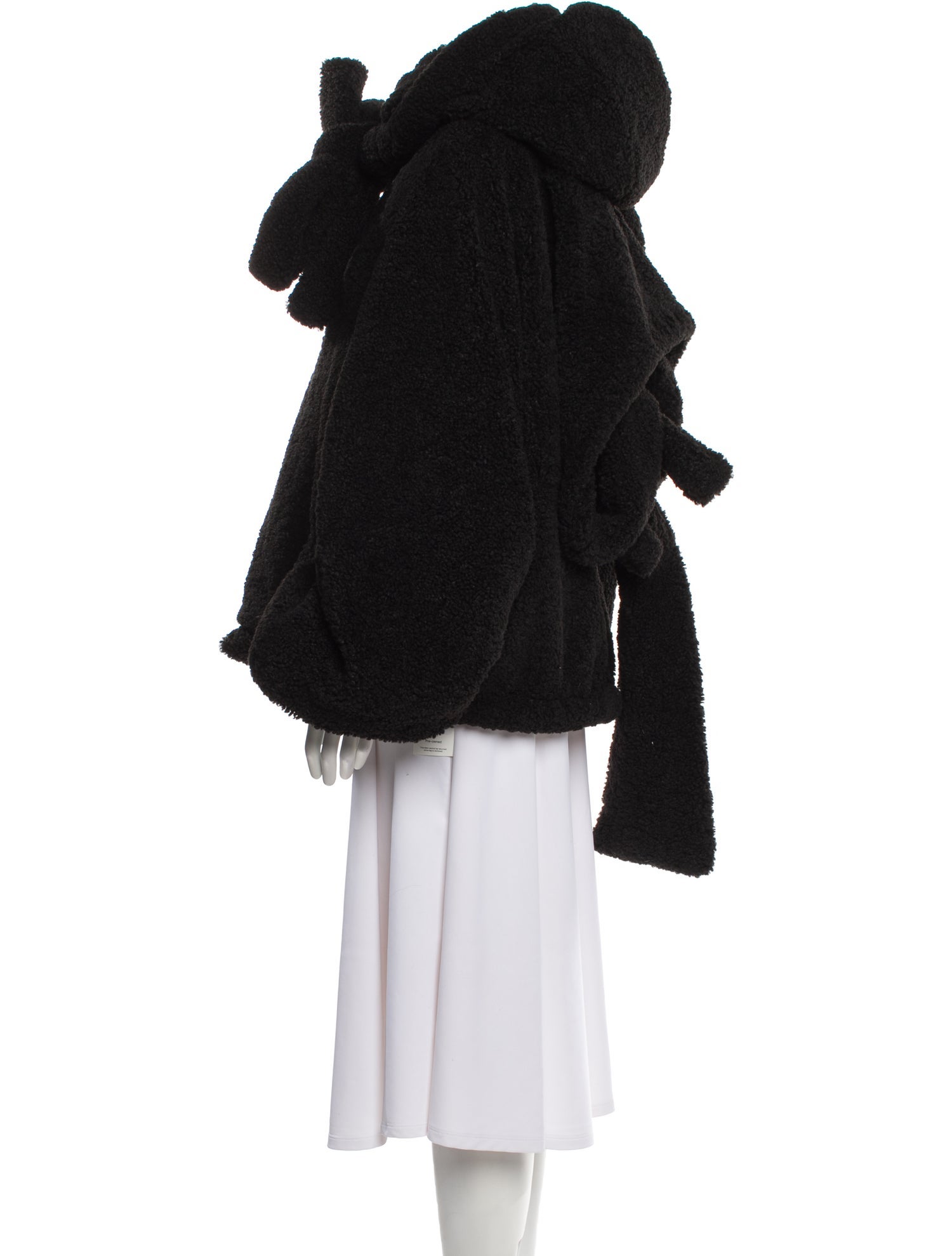 Ottolinger Faux Shearling Plaid Print Jacket