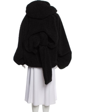 Ottolinger Faux Shearling Plaid Print Jacket