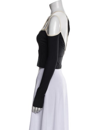 Ottolinger Crew Neck Long Sleeve Crop Top