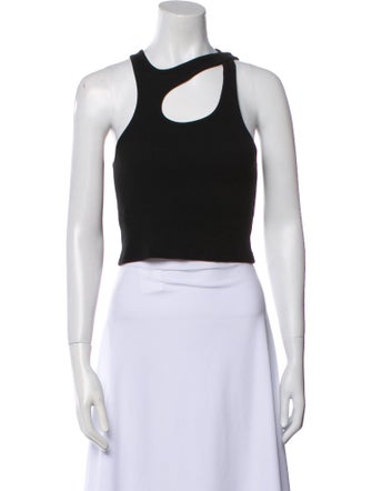 Ottolinger Scoop Neck Sleeveless Crop Top