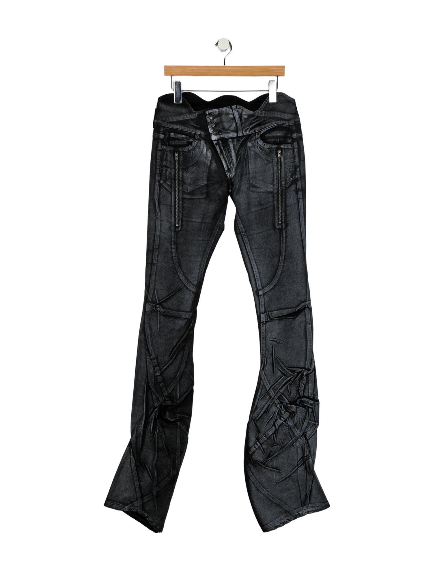 Ottolinger Mid-Rise Wide Leg Jeans