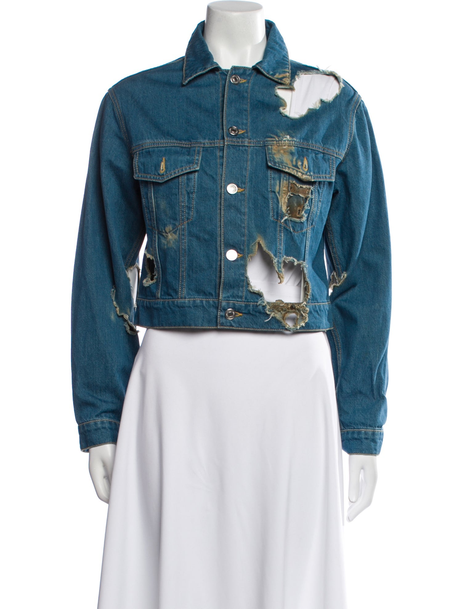 Ottolinger Graphic Print Denim Jacket