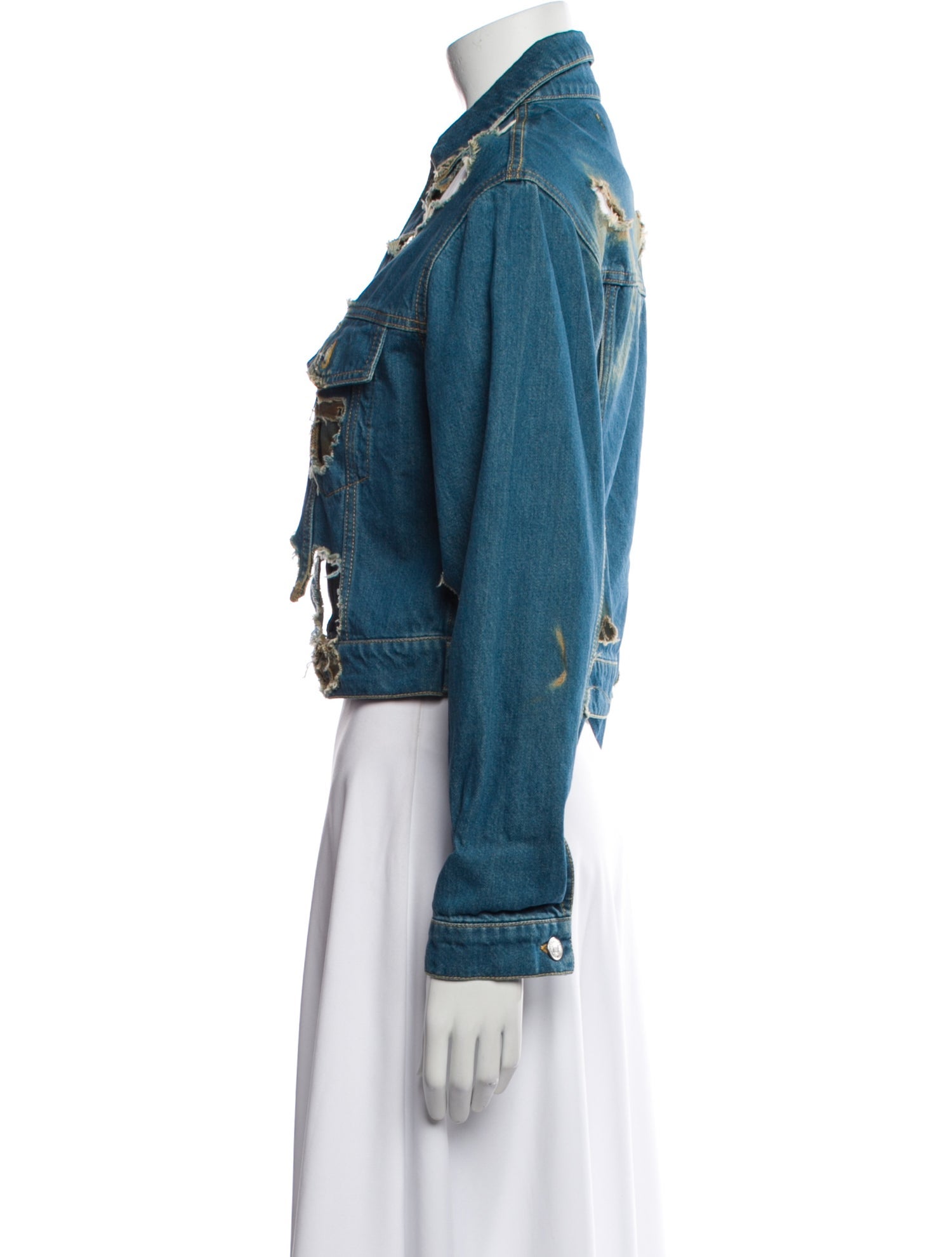 Ottolinger Graphic Print Denim Jacket