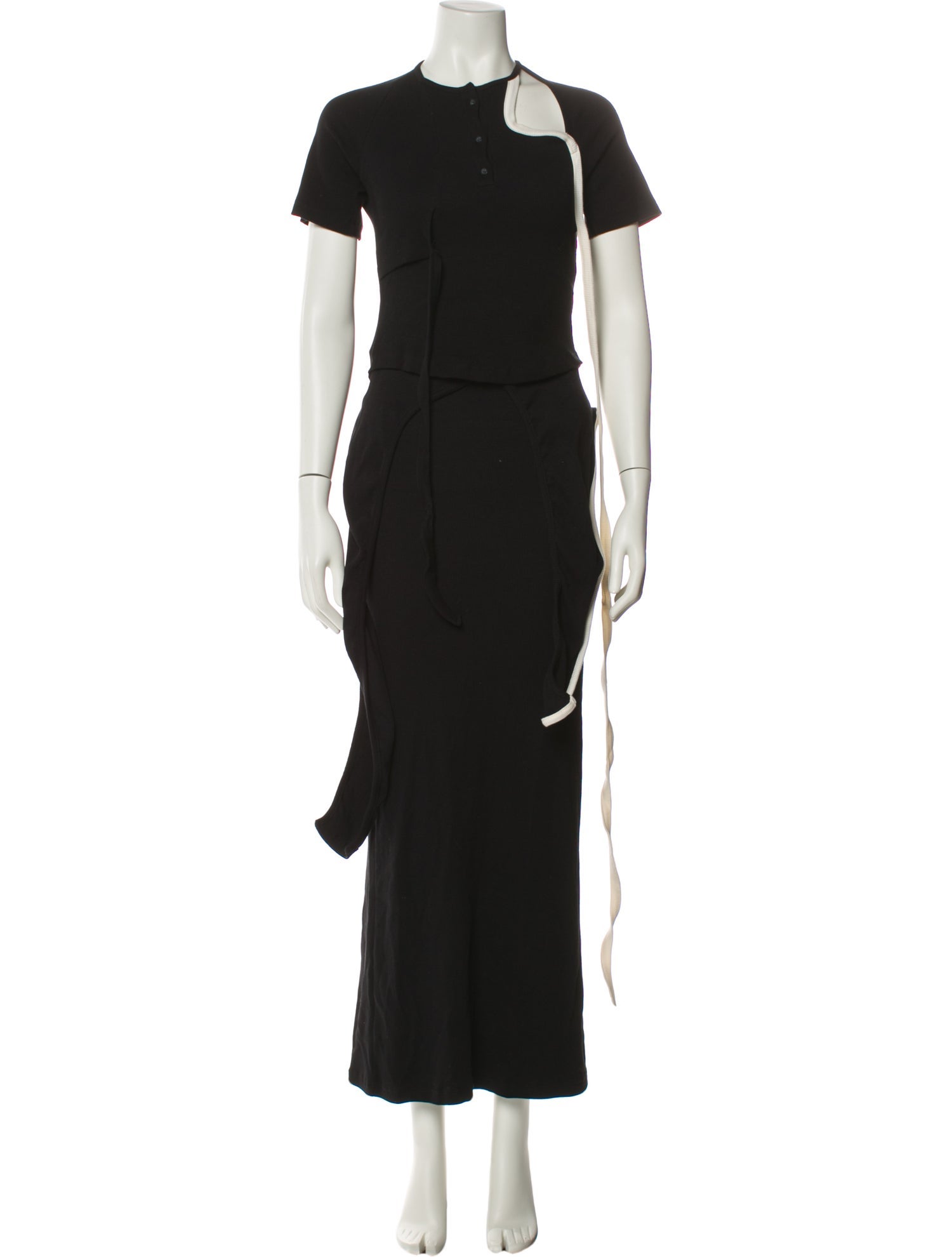 Ottolinger Cutout Accent Skirt Set