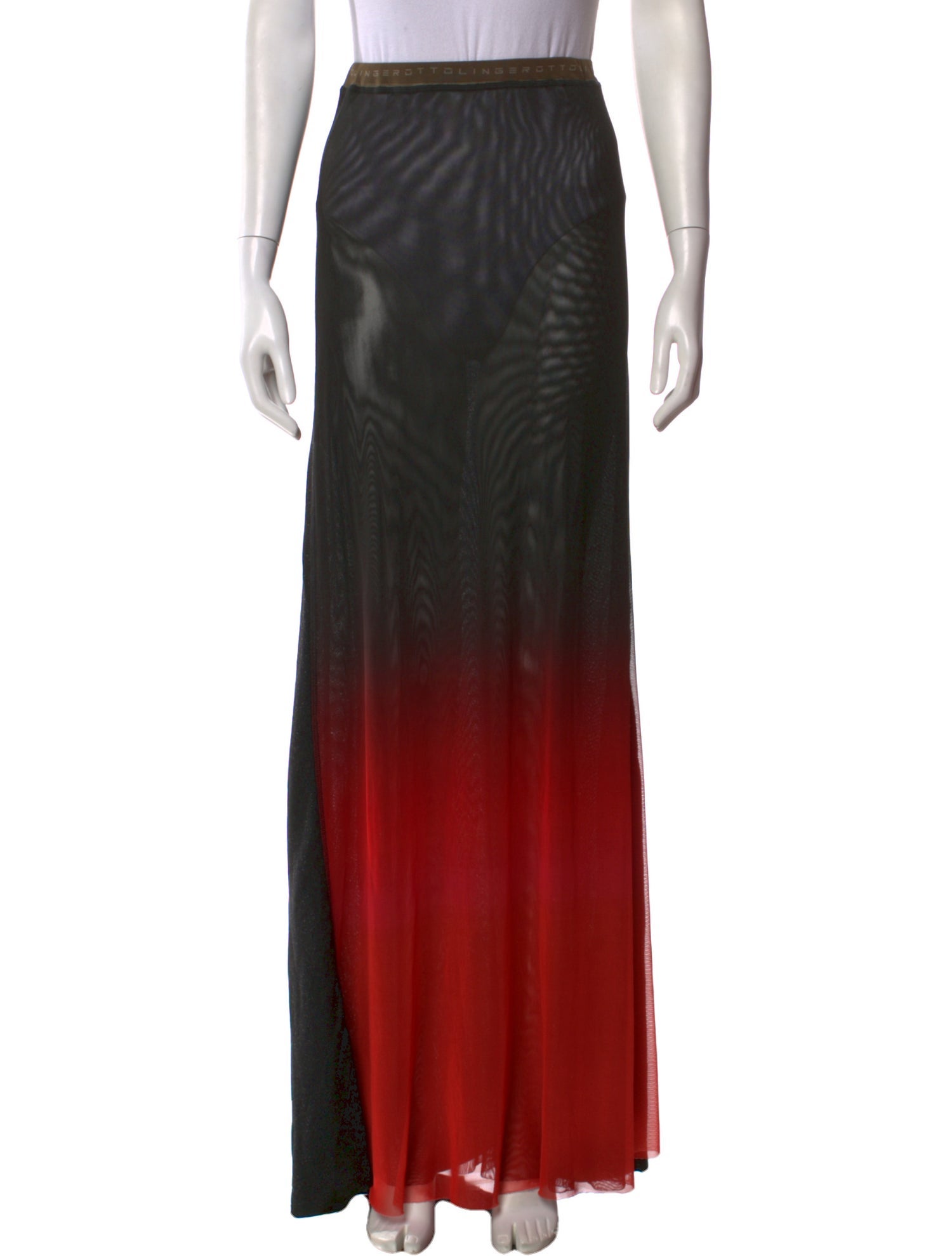 Ottolinger Colorblock Pattern Long Skirt