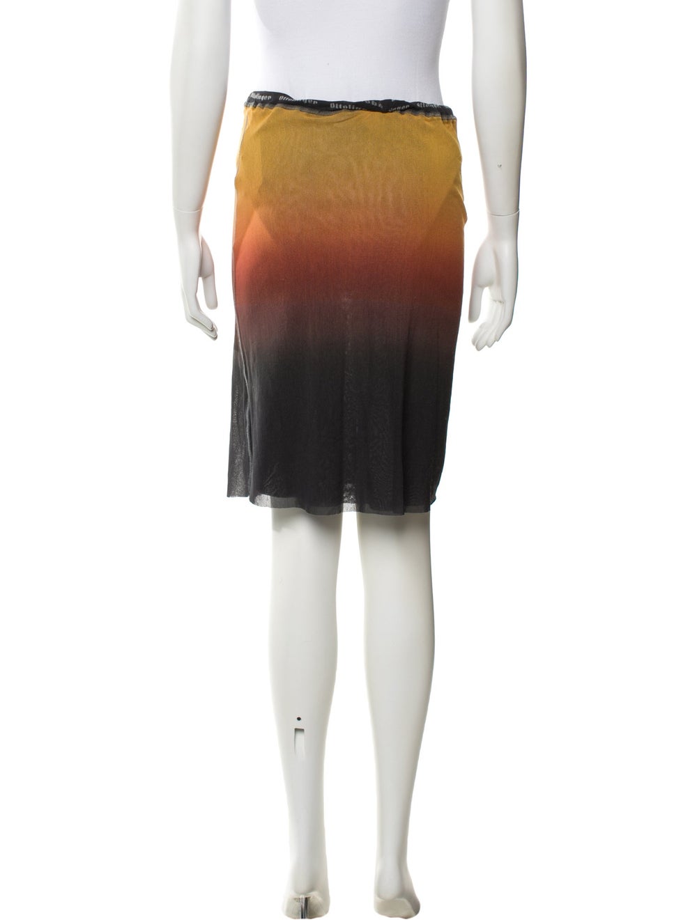 Ottolinger Colorblock Pattern Knee-Length Skirt - image 3