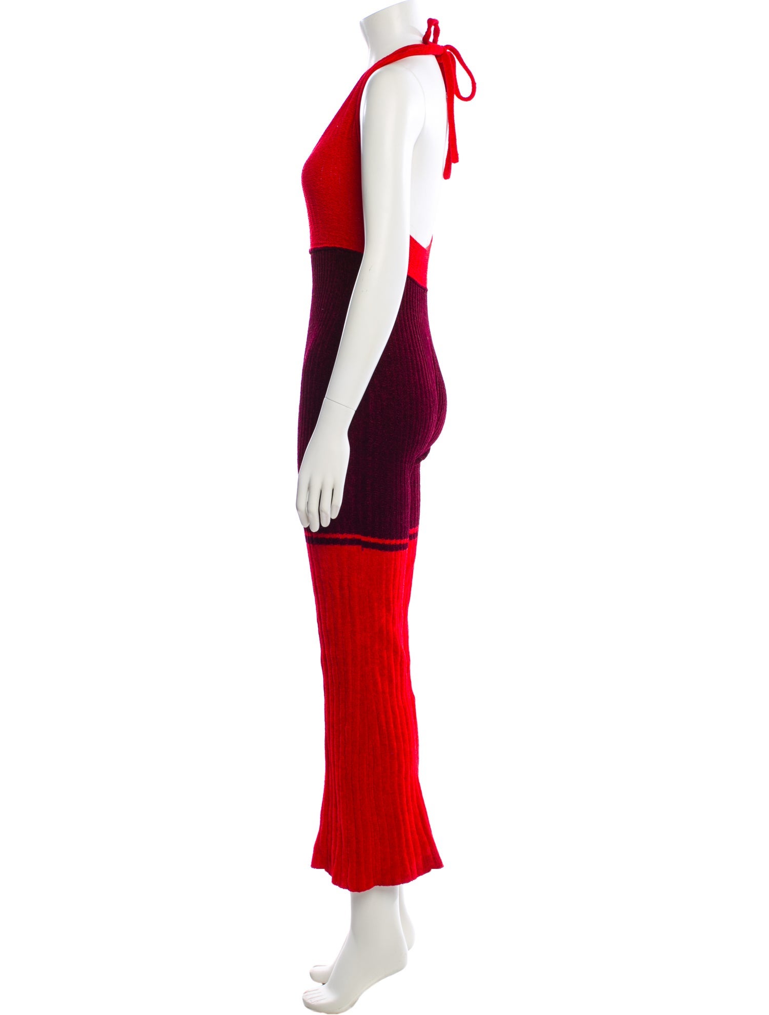 Ottolinger Colorblock Pattern Scoop Neck Sweater