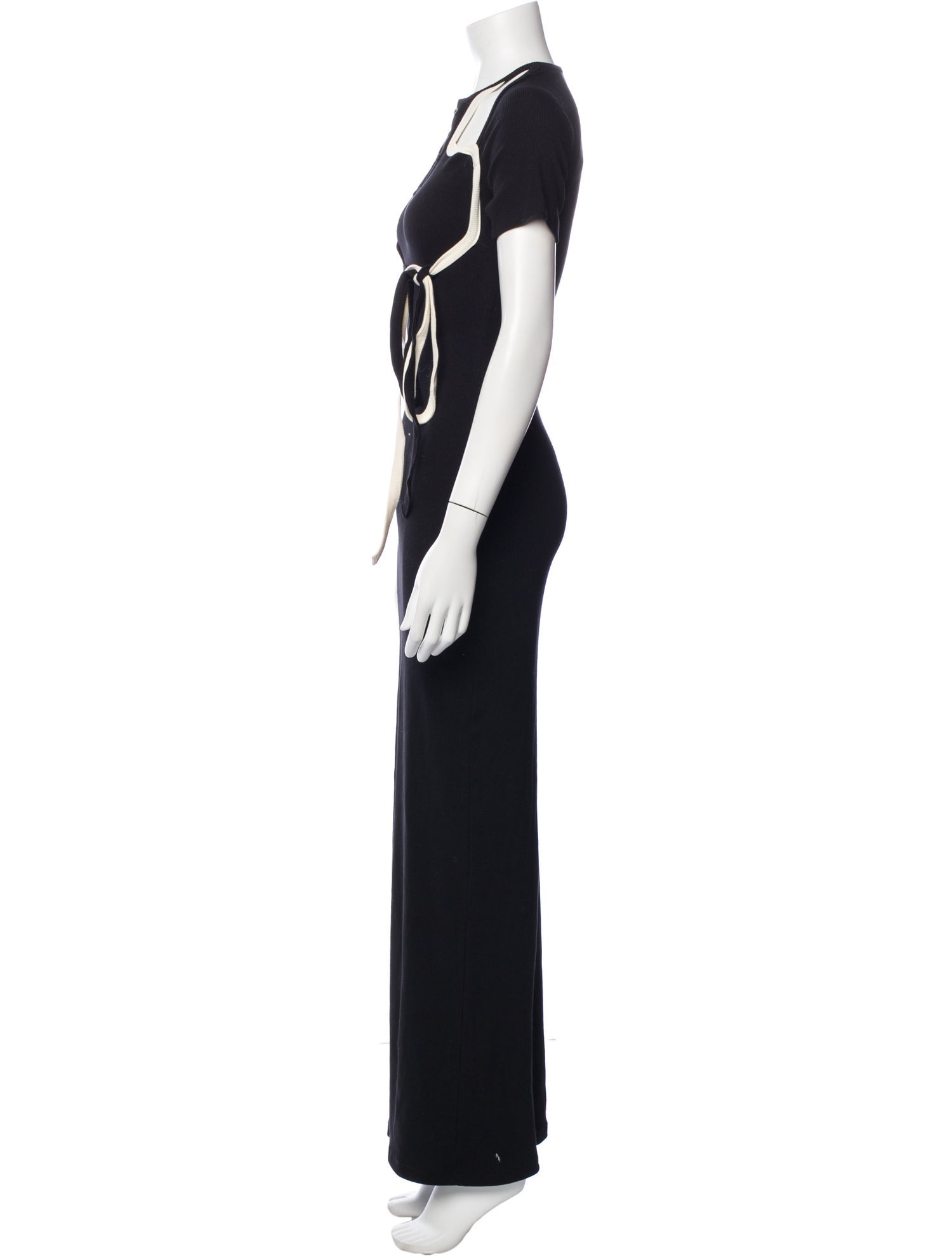 Ottolinger V-Neck Long Dress