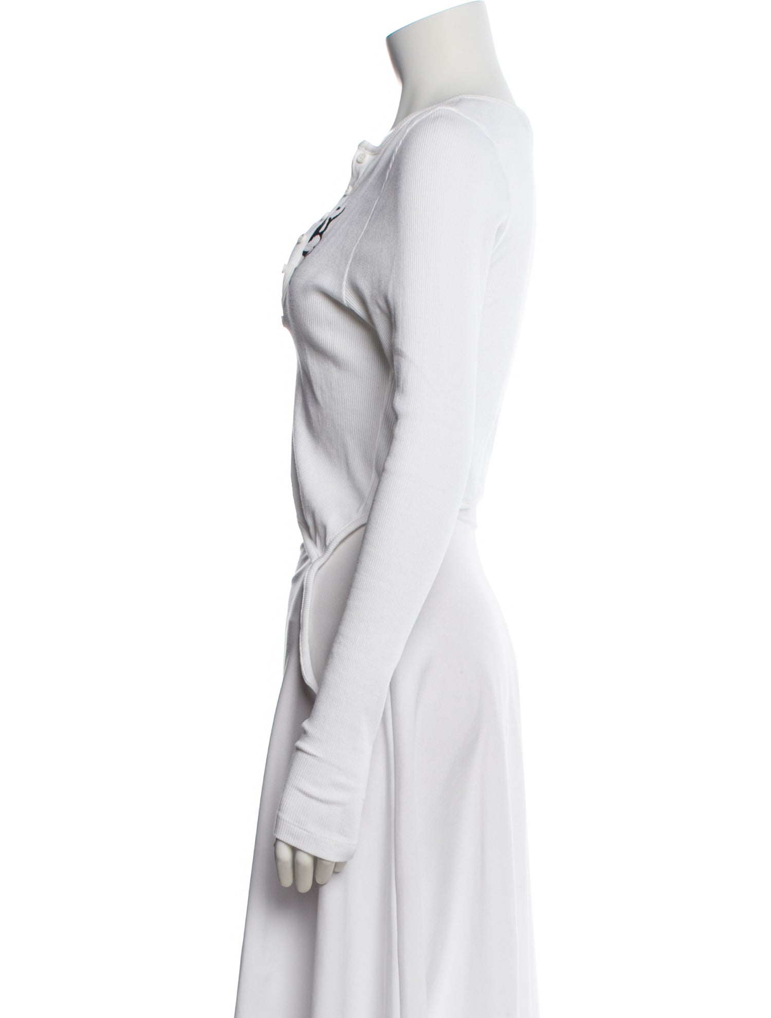 Ottolinger Graphic Print Square Neckline Top