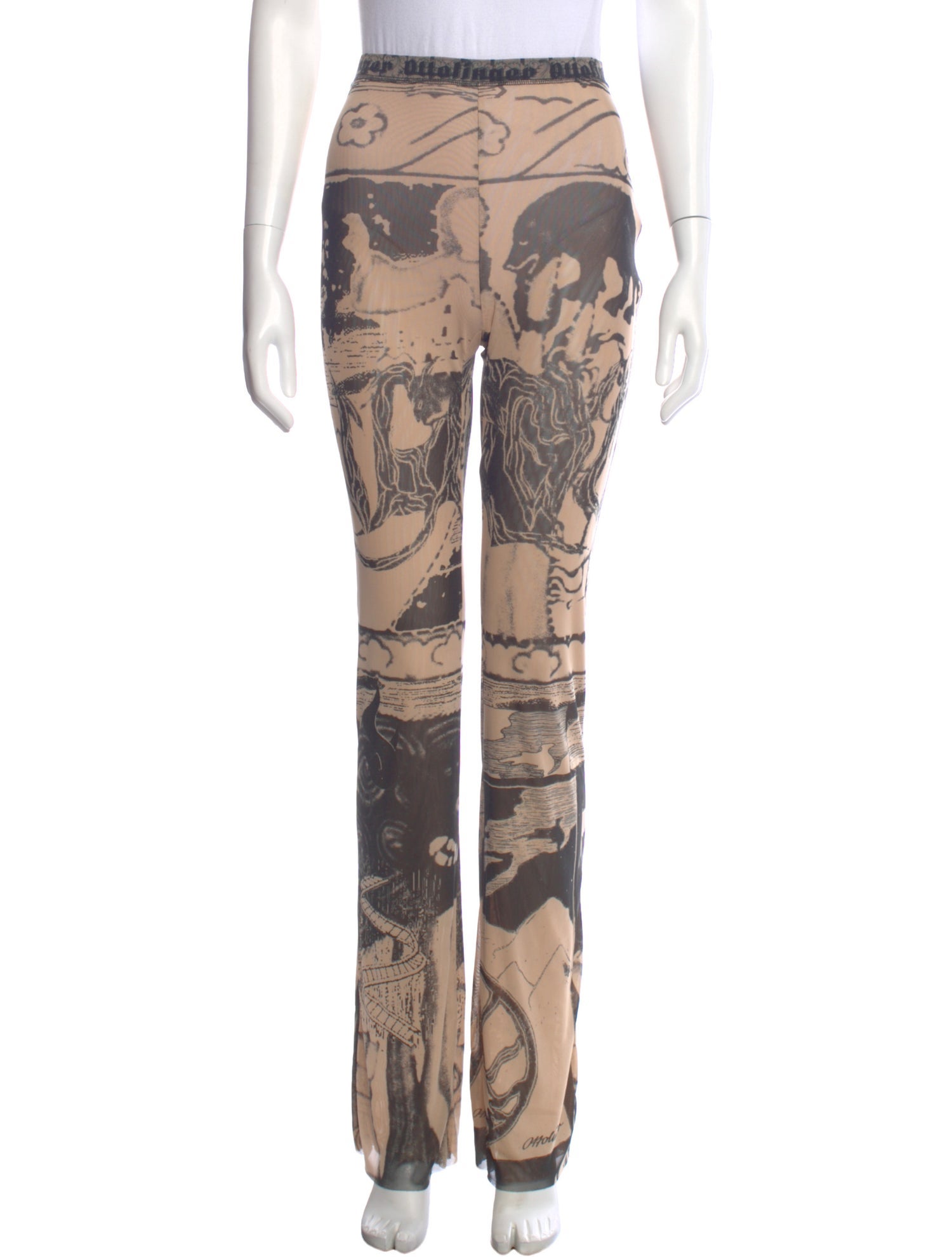 Ottolinger Printed Straight Leg Pants