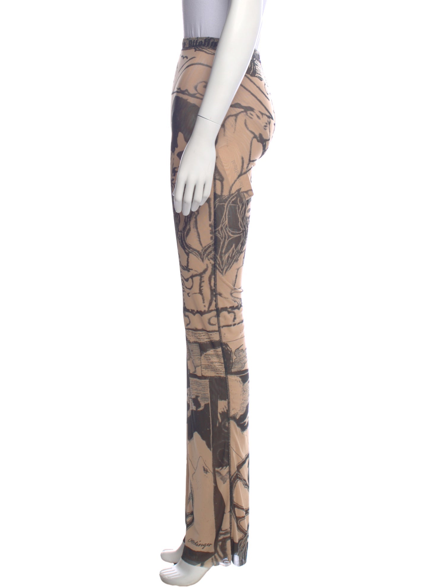 Ottolinger Printed Straight Leg Pants