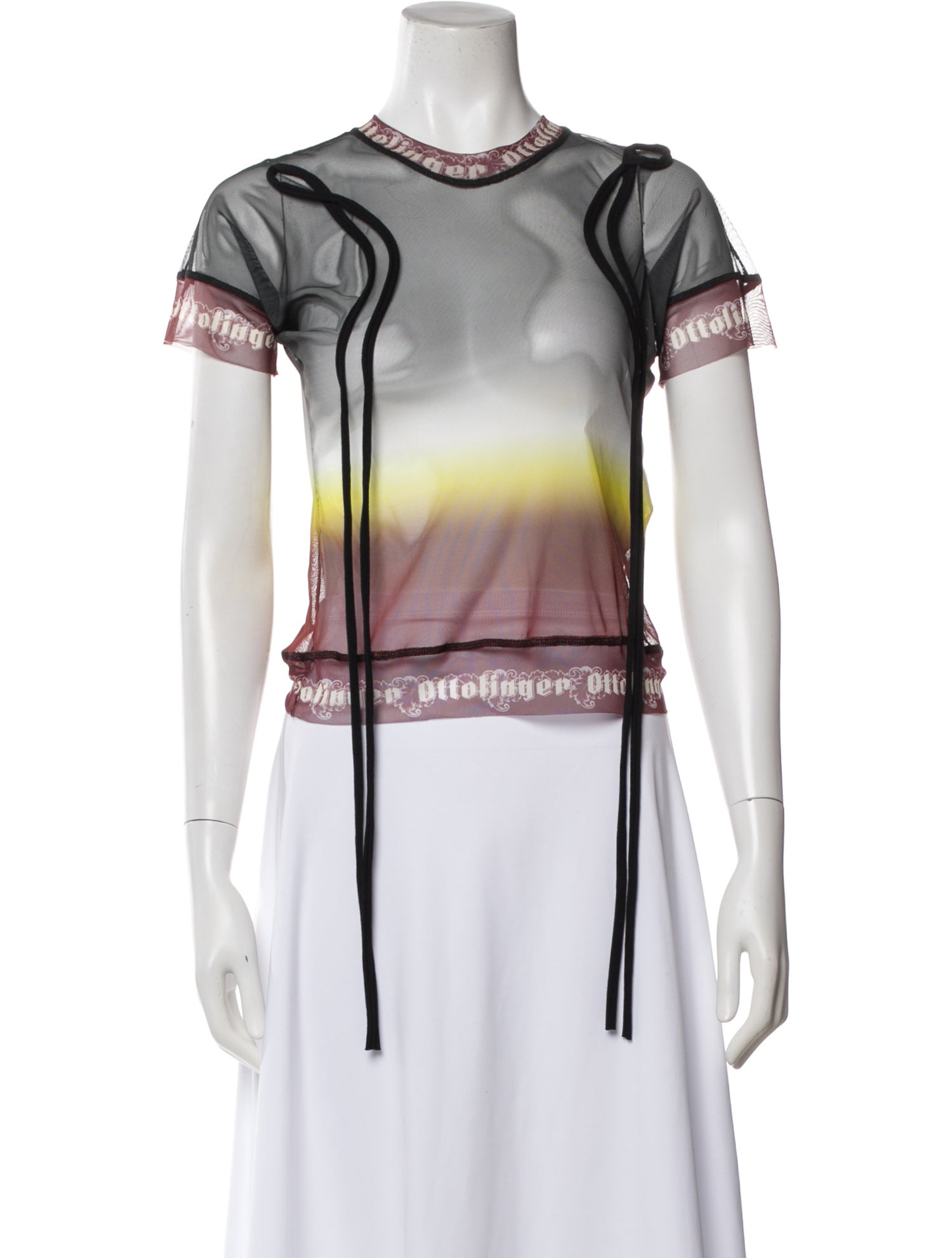 Ottolinger Graphic Print Crew Neck Top w/ Tags