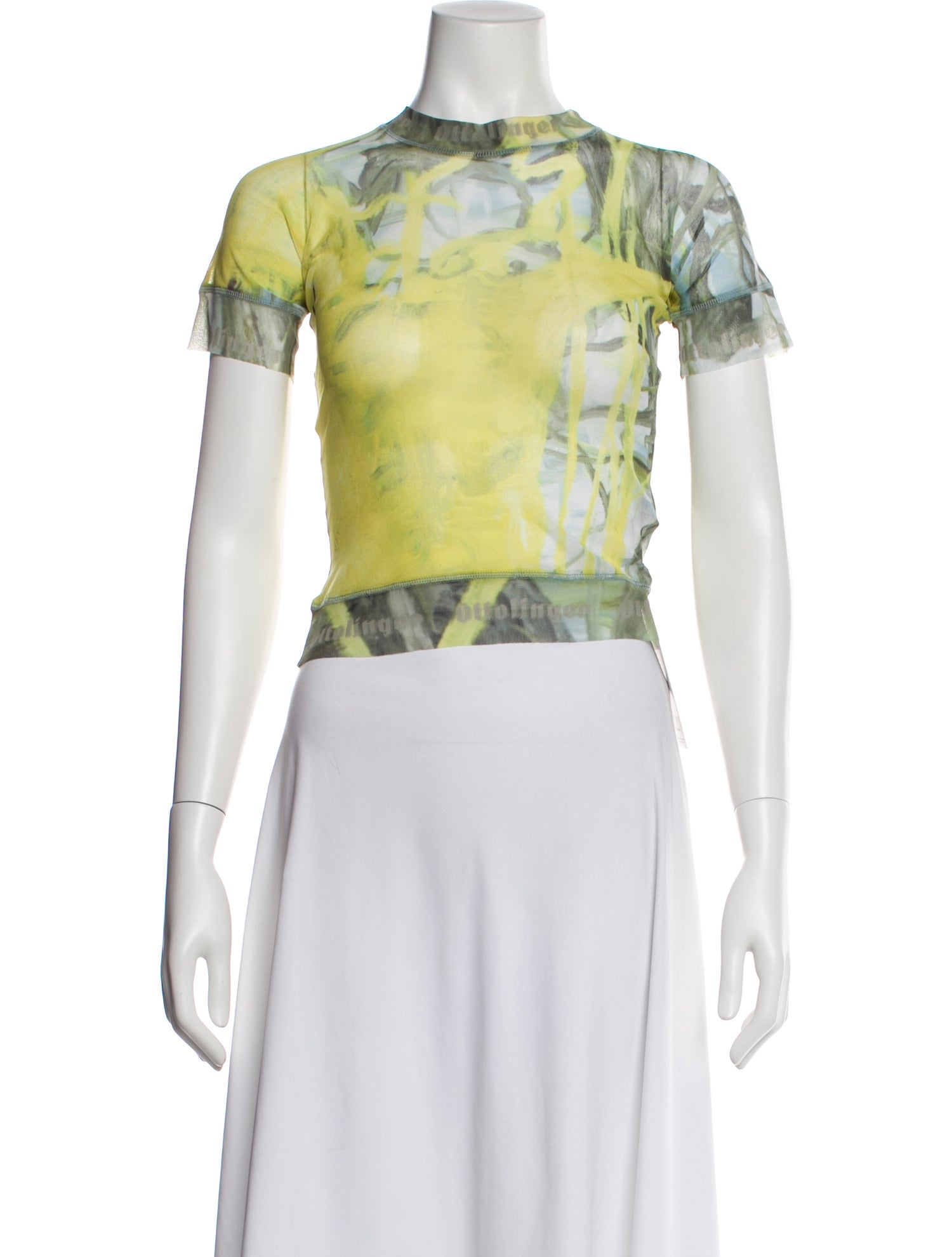 Ottolinger Printed Crew Neck Top