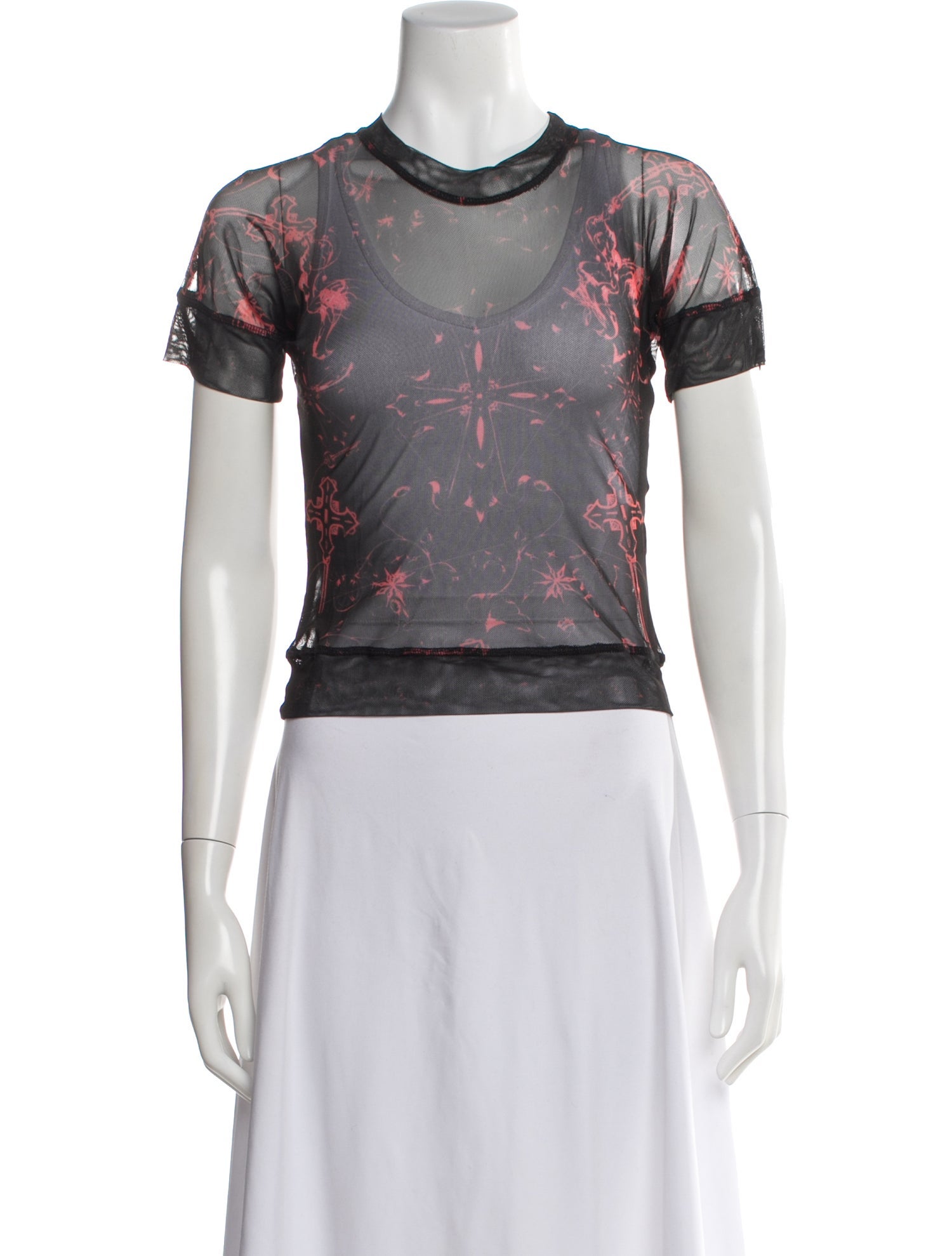 Ottolinger Printed Crew Neck Top