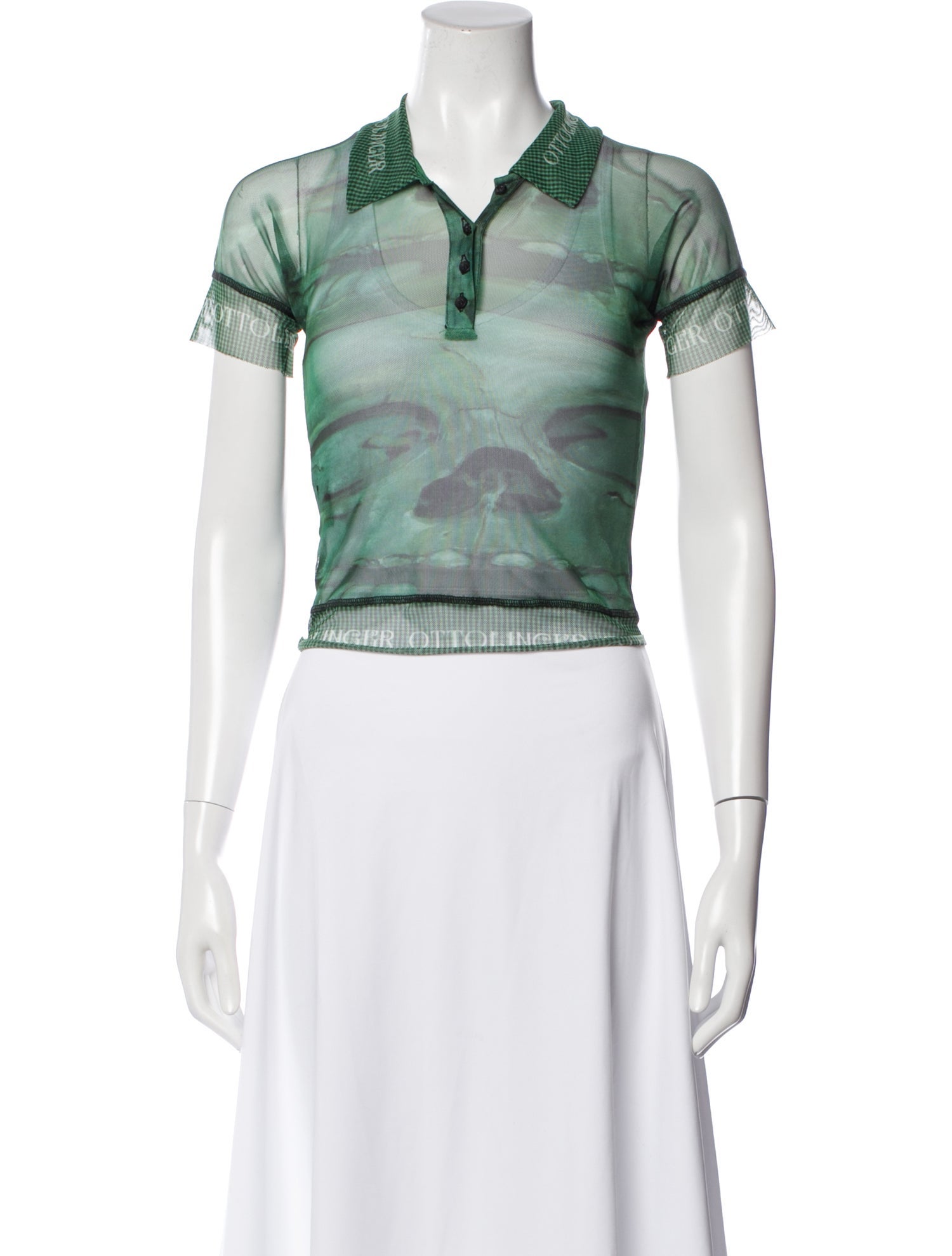 Ottolinger Graphic Print Short Sleeve Polo