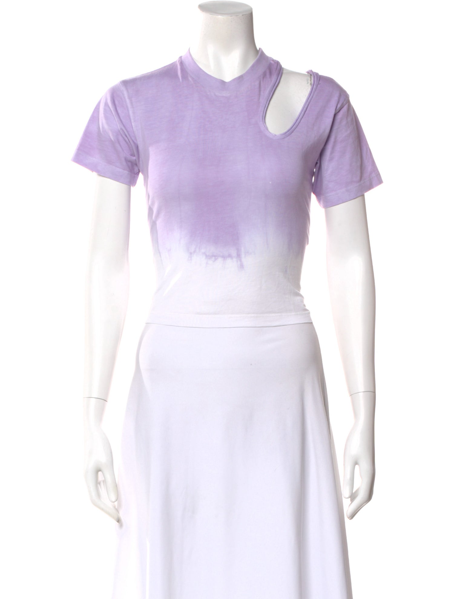 Ottolinger Tie-Dye Print Asymmetrical T-Shirt