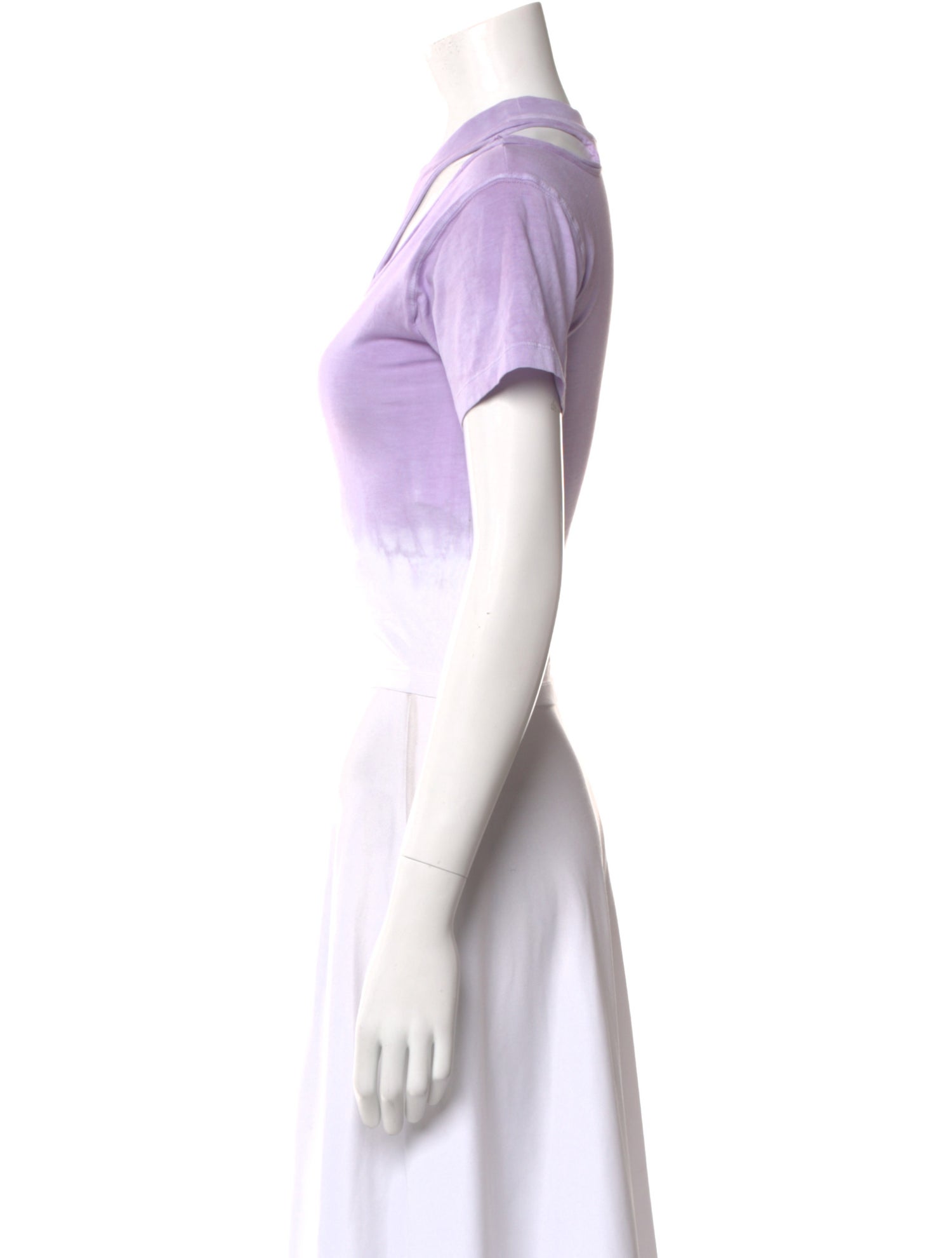 Ottolinger Tie-Dye Print Asymmetrical T-Shirt
