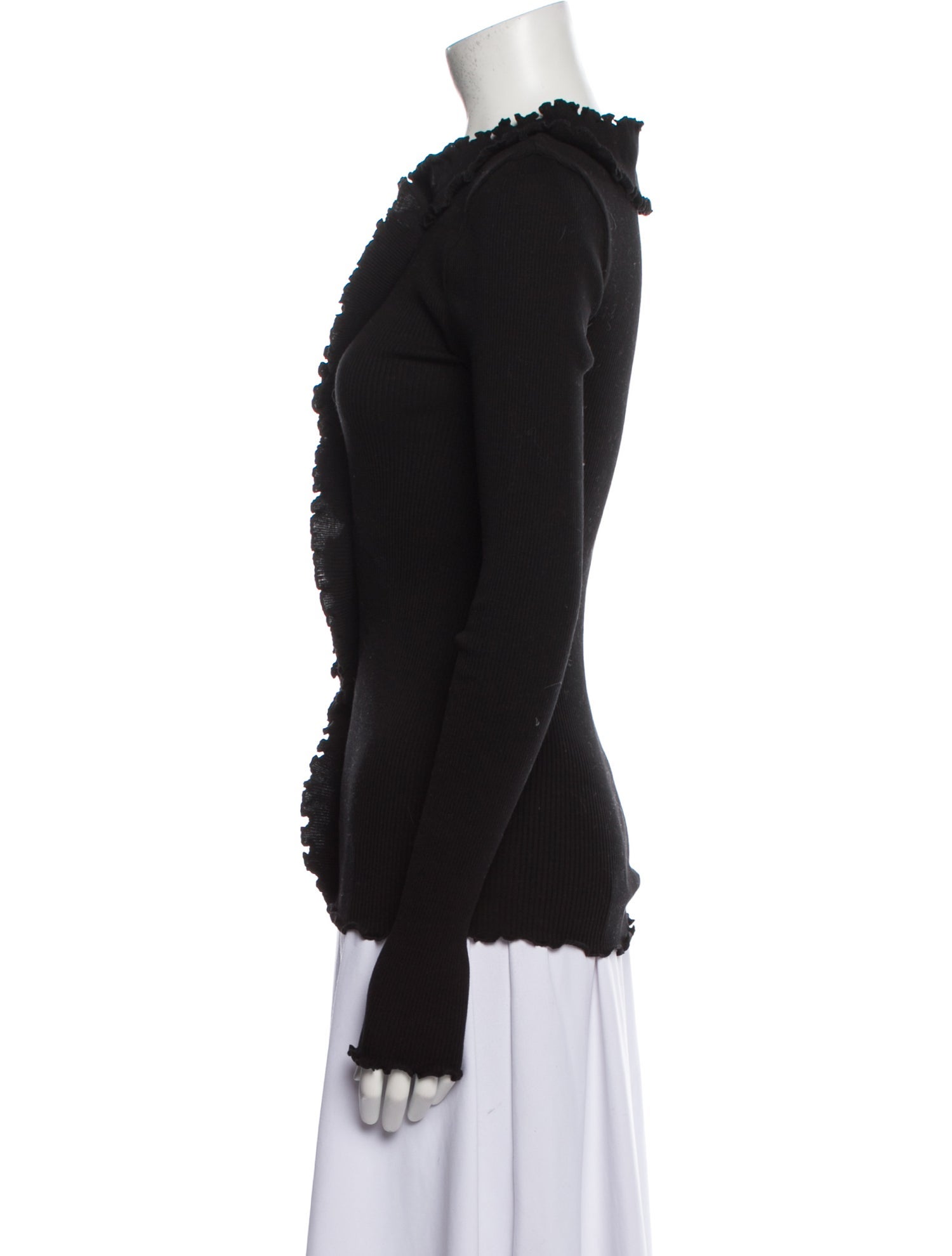 OpéraSPORT Mock Neck Long Sleeve Top